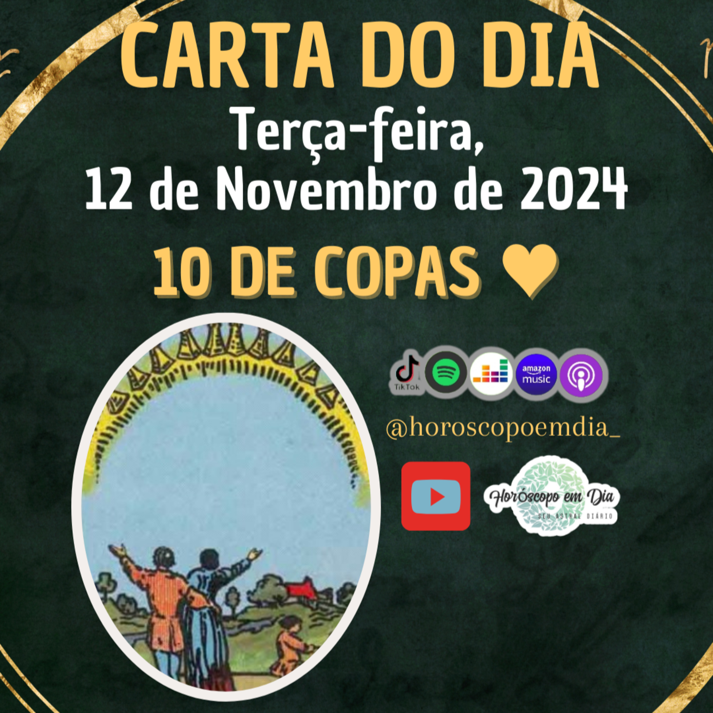 Carta para o dia 12 de Novembro de 2024, 10 de Copas. episode artwork