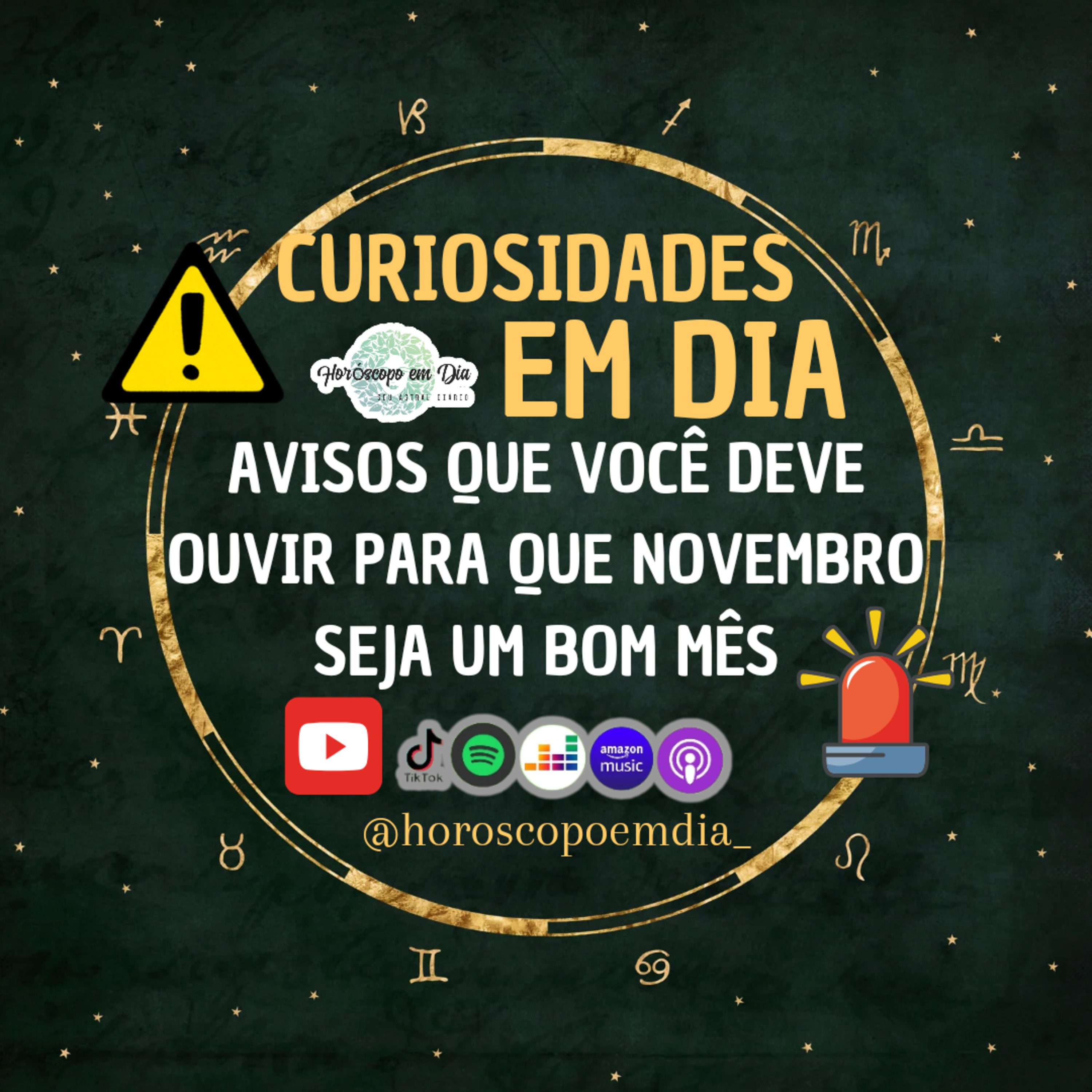 Avisos que você deve ouvir para que novembro seja um bom mês. Todos os signos. episode artwork