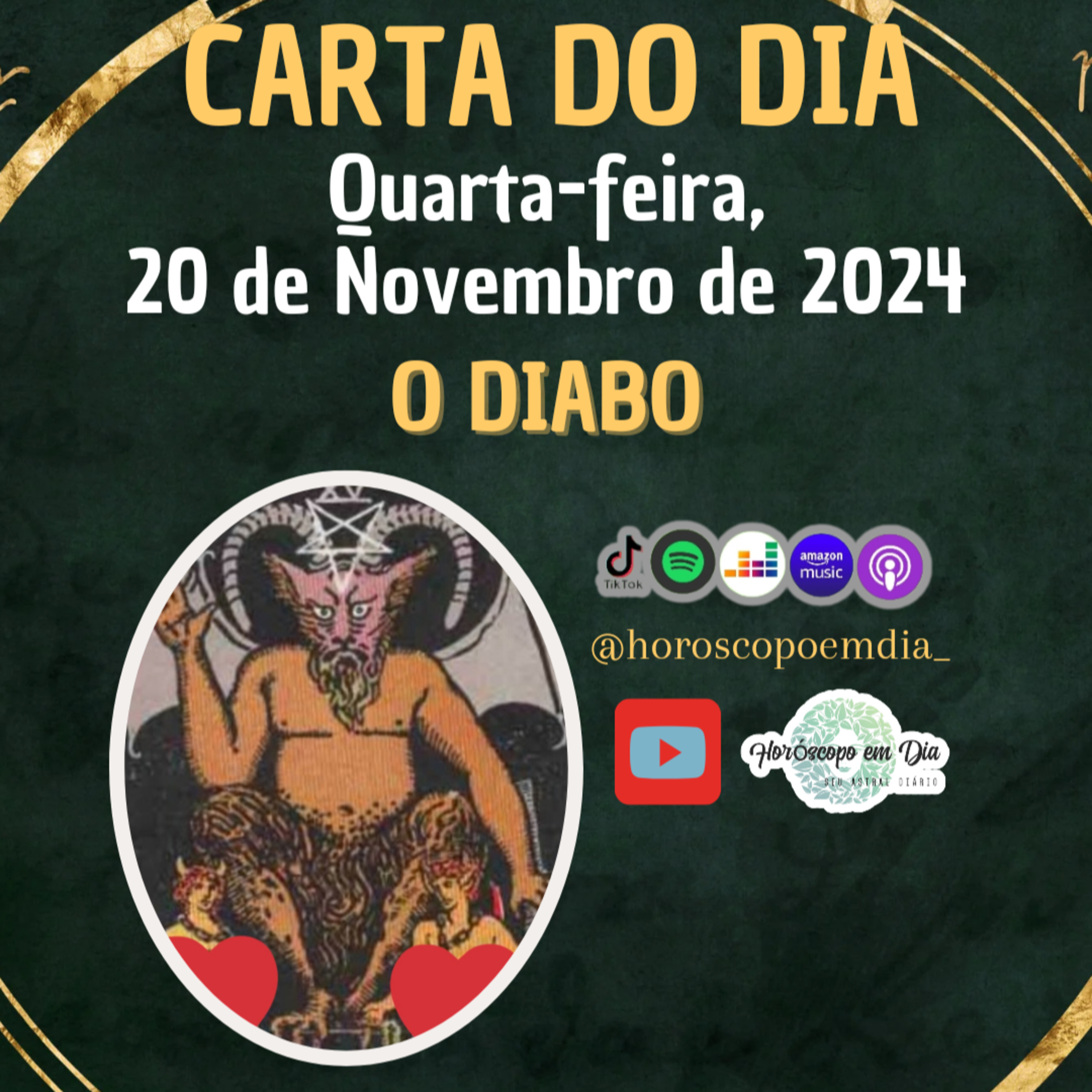Carta para o dia 20 de Novembro de 2024, O Diabo. episode artwork