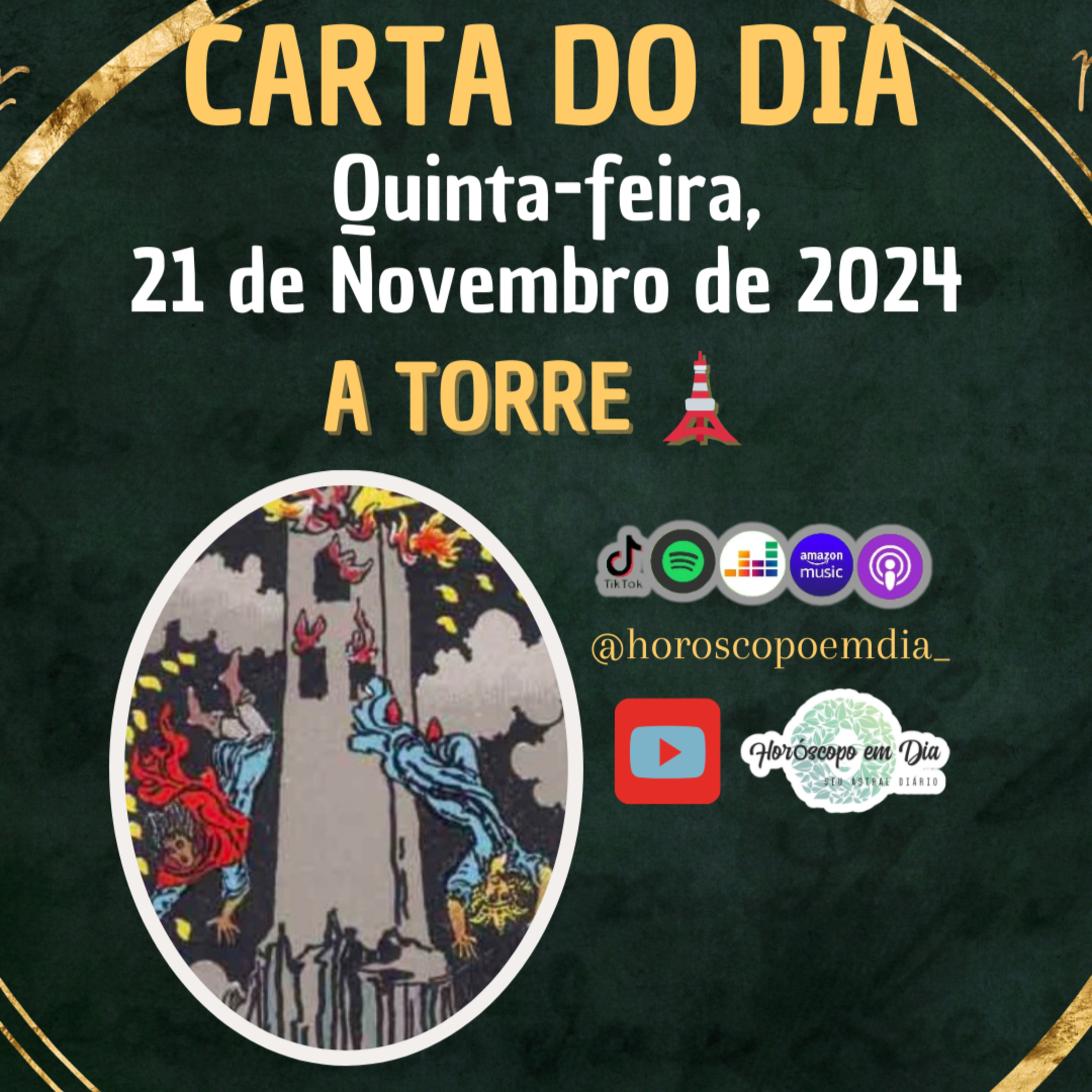Carta para o dia 21 de Novembro de 2024, A Torre. episode artwork