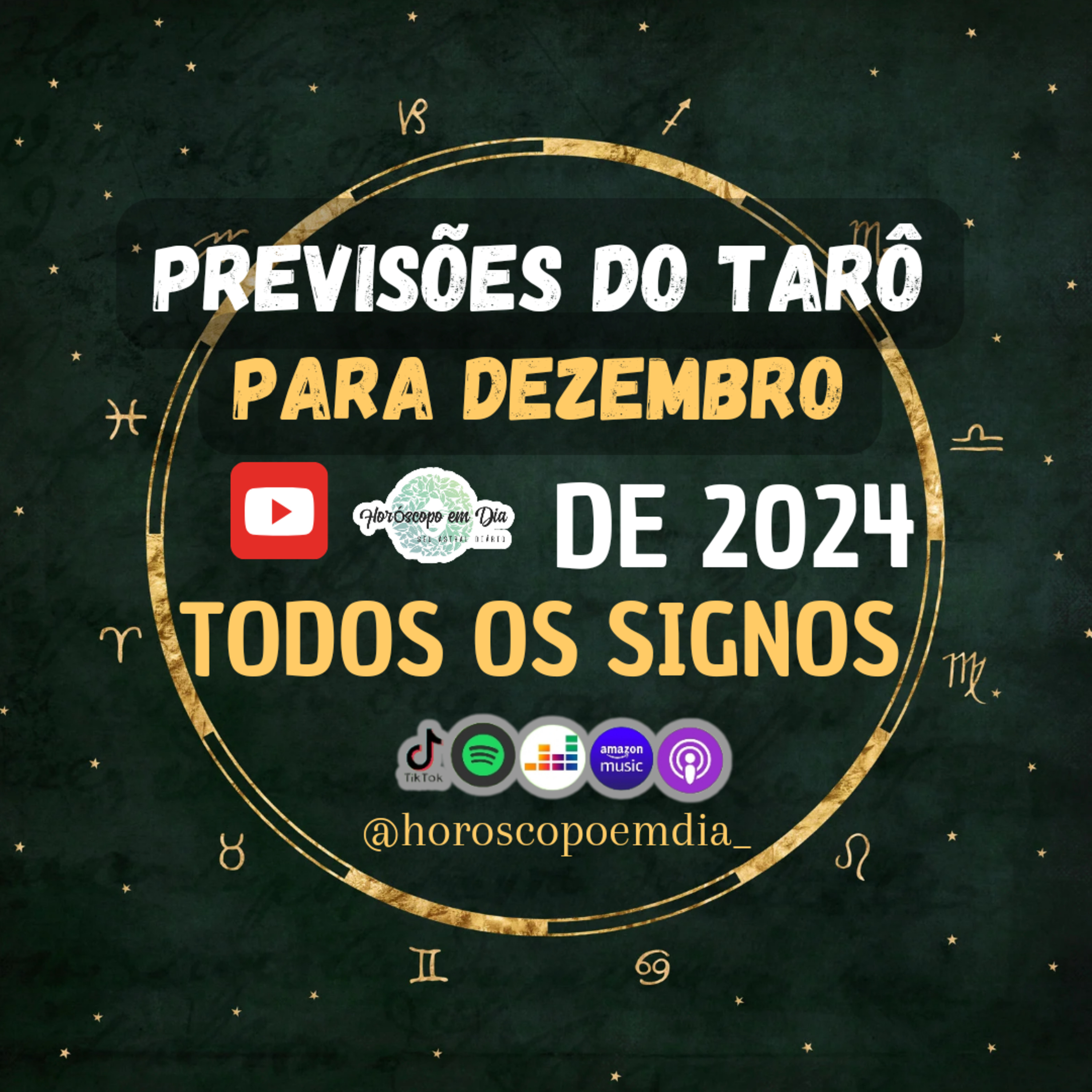 Previsões do tarô, para Dezembro de 2024. Todos os signos. episode artwork