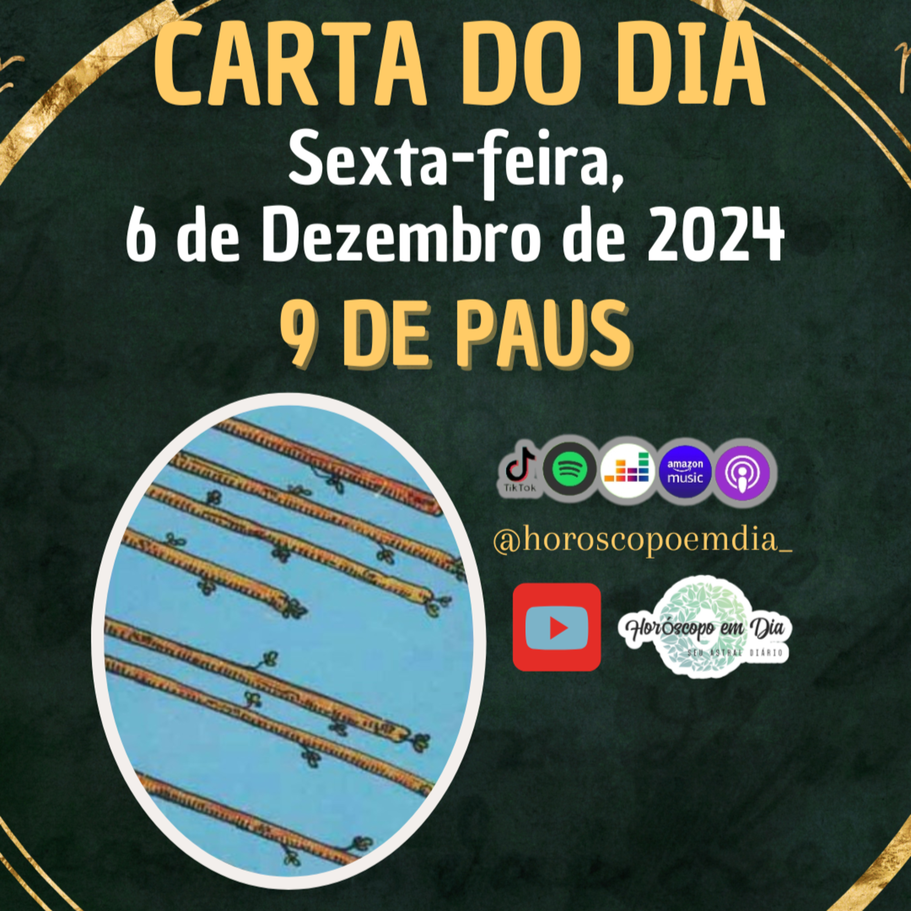 Carta para o dia 6 de Dezembro de 2024, 8 de Paus. episode artwork