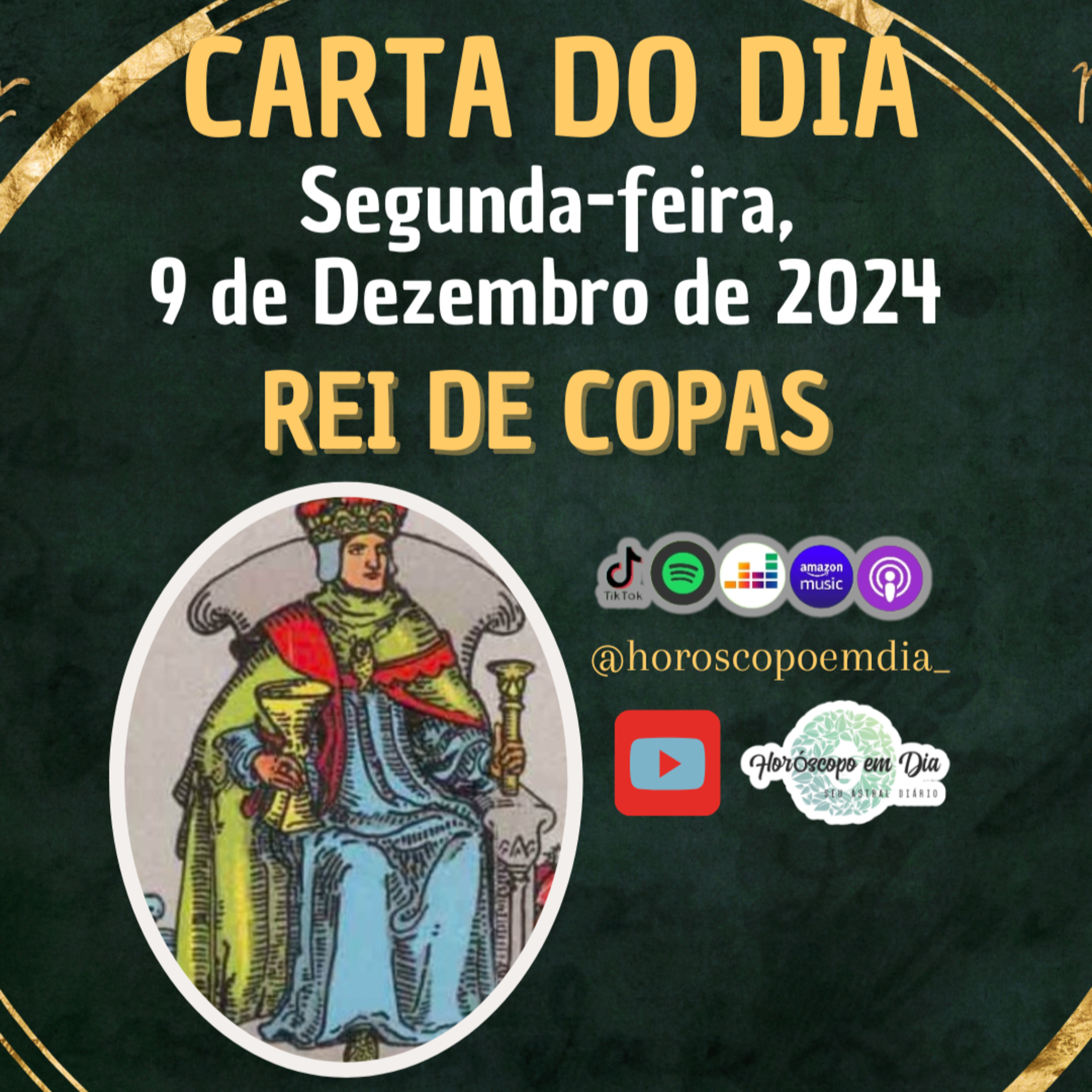 Carta para o dia 9 de Dezembro de 2024, Rei de Copas. episode artwork