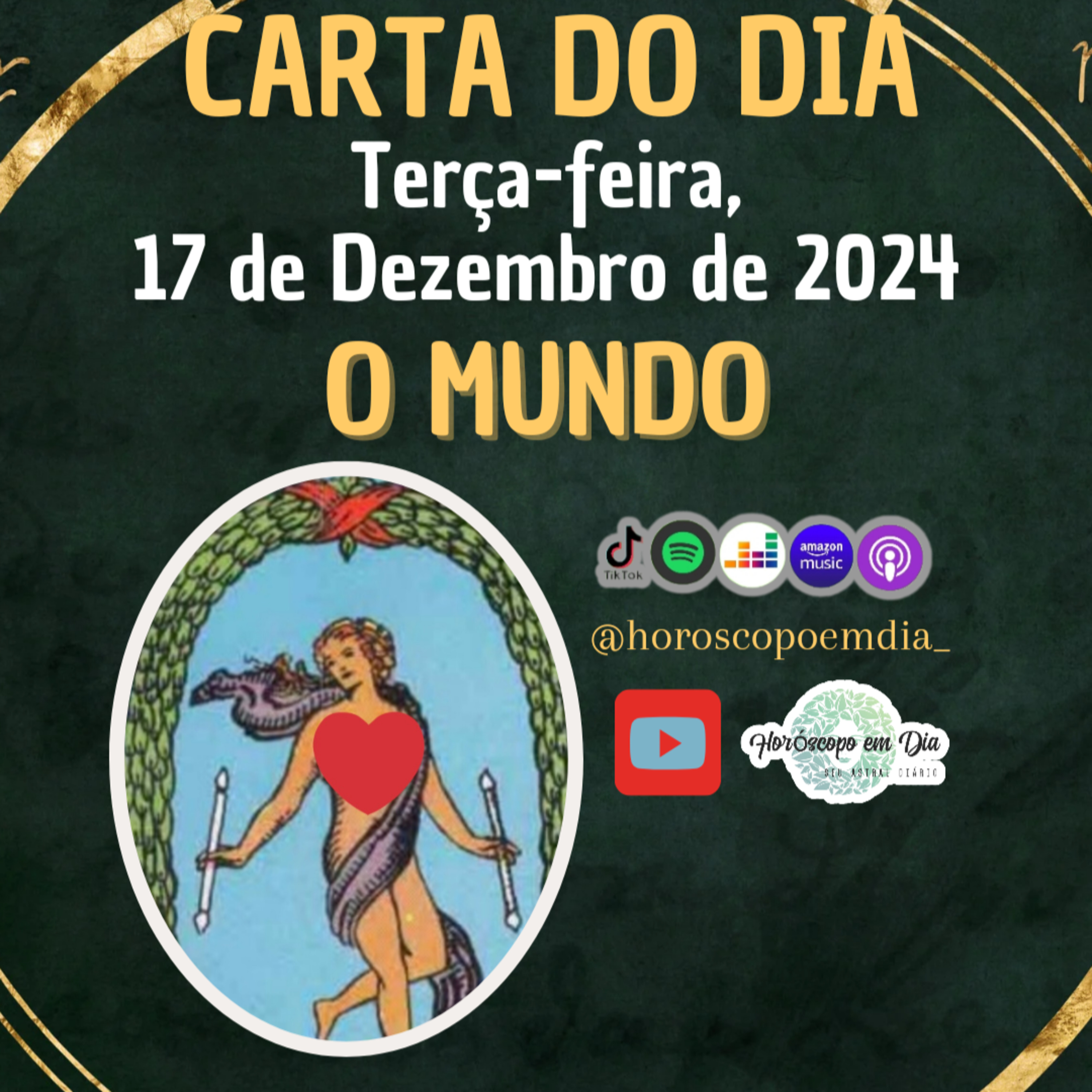Carta para o dia 17 de Dezembro de 2024, O Mundo. episode artwork