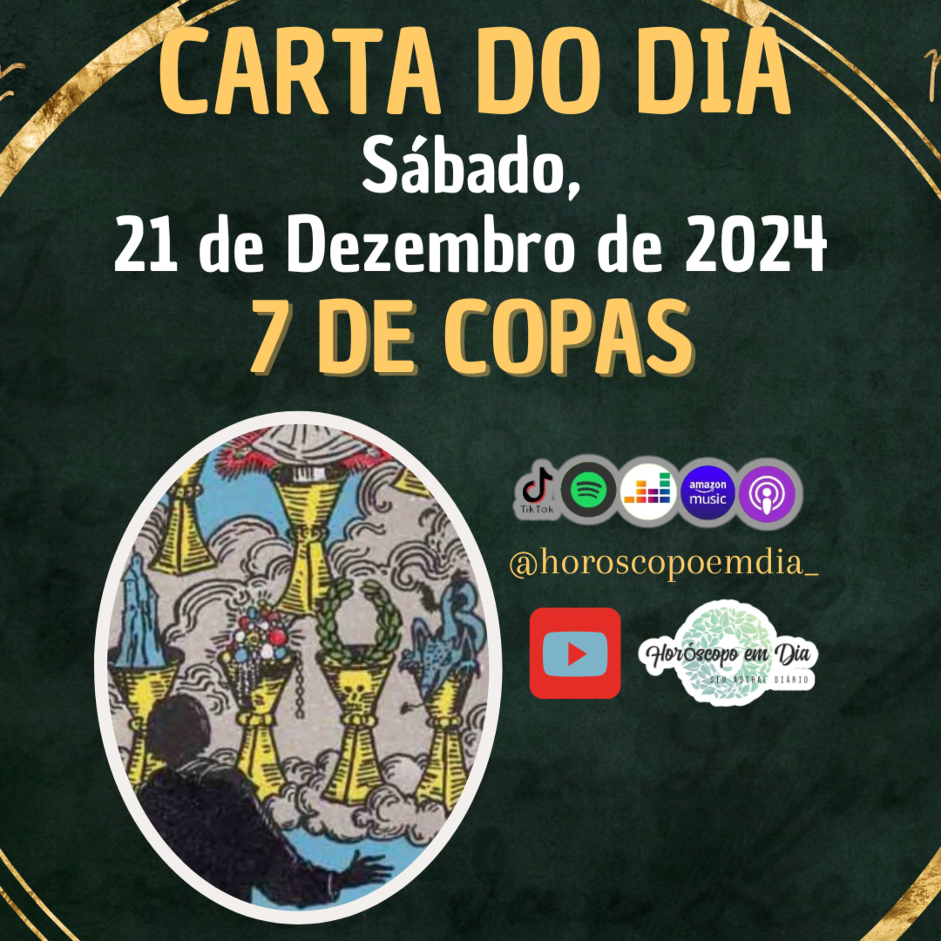 Carta para o dia 21 de Dezembro de 2024, 7 de Copas. episode artwork