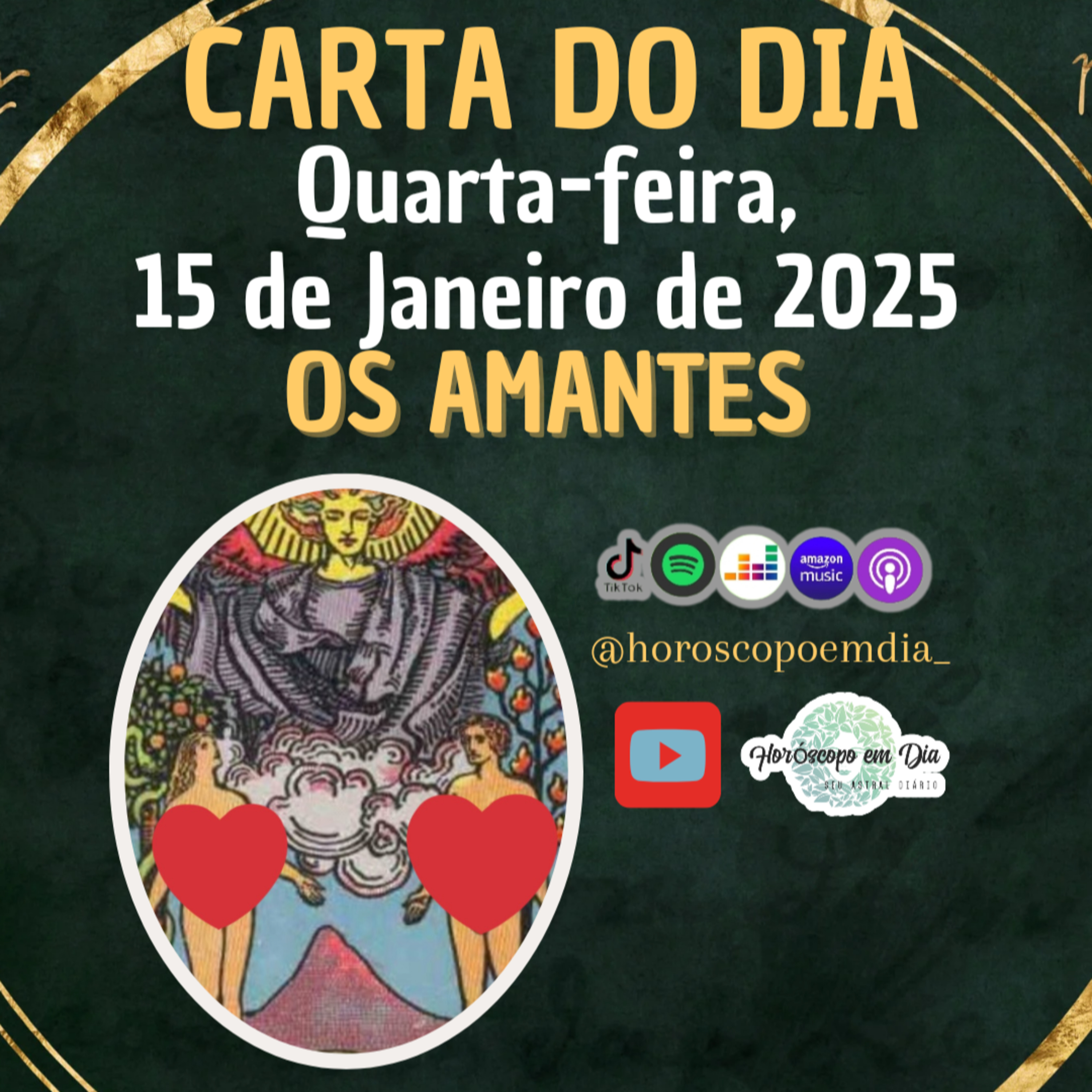 Carta para o dia 15 de Janeiro de 2025, Os Amantes. episode artwork