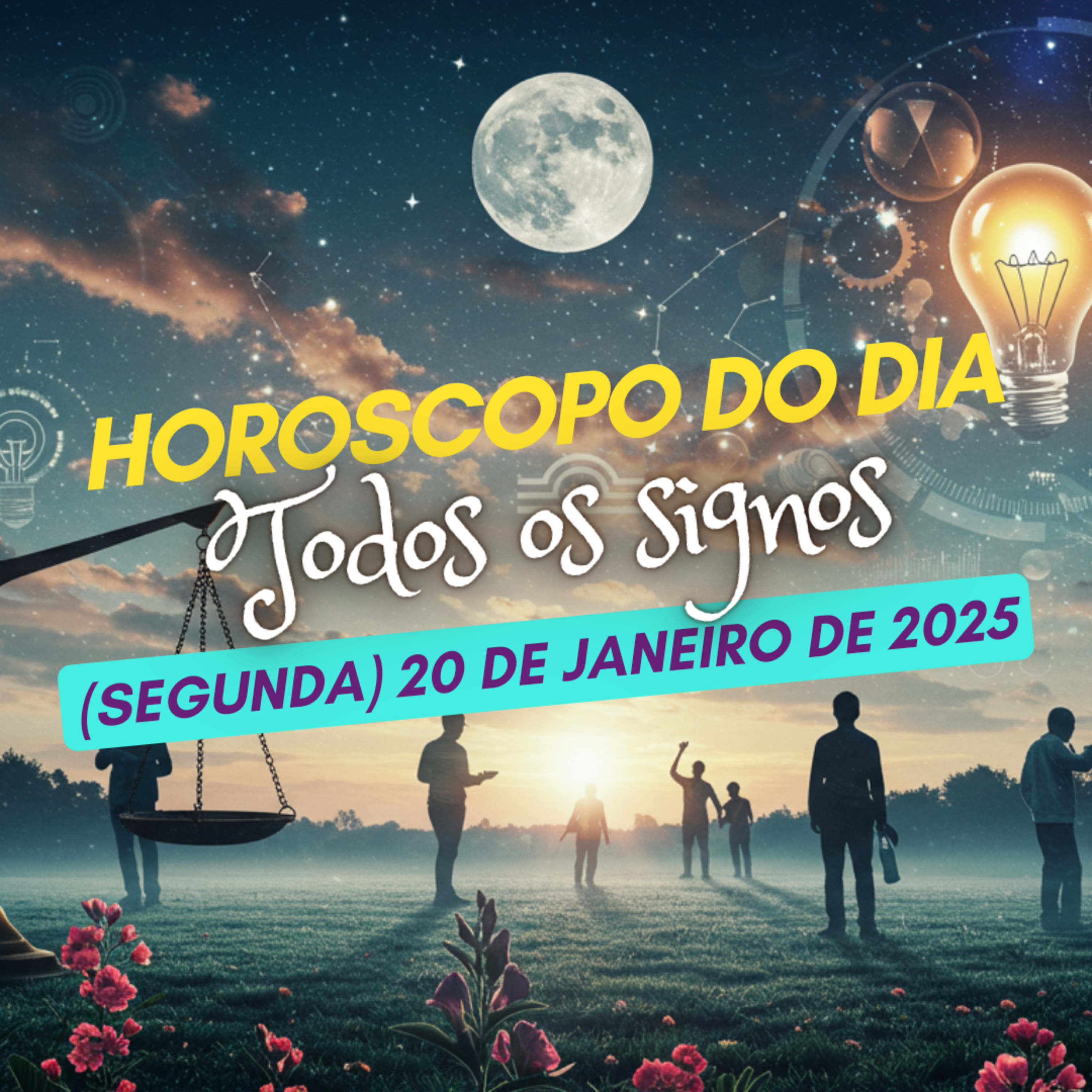 Horóscopo do Dia, Segunda-feira, 20 de Janeiro de 2025. Todos os signos. episode artwork