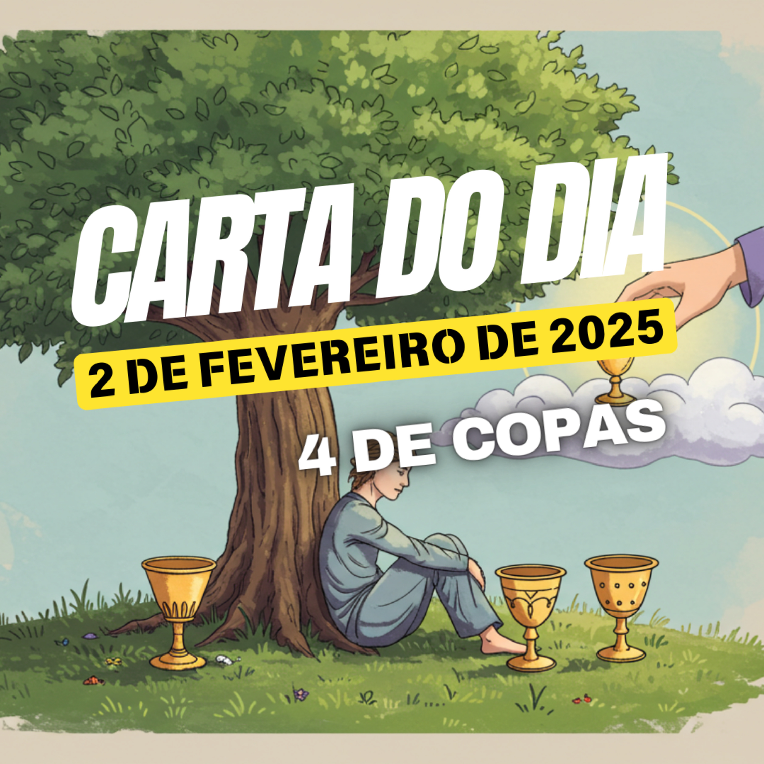 Carta para o dia 2 de Fevereiro de 2025, 4 de Copas. episode artwork