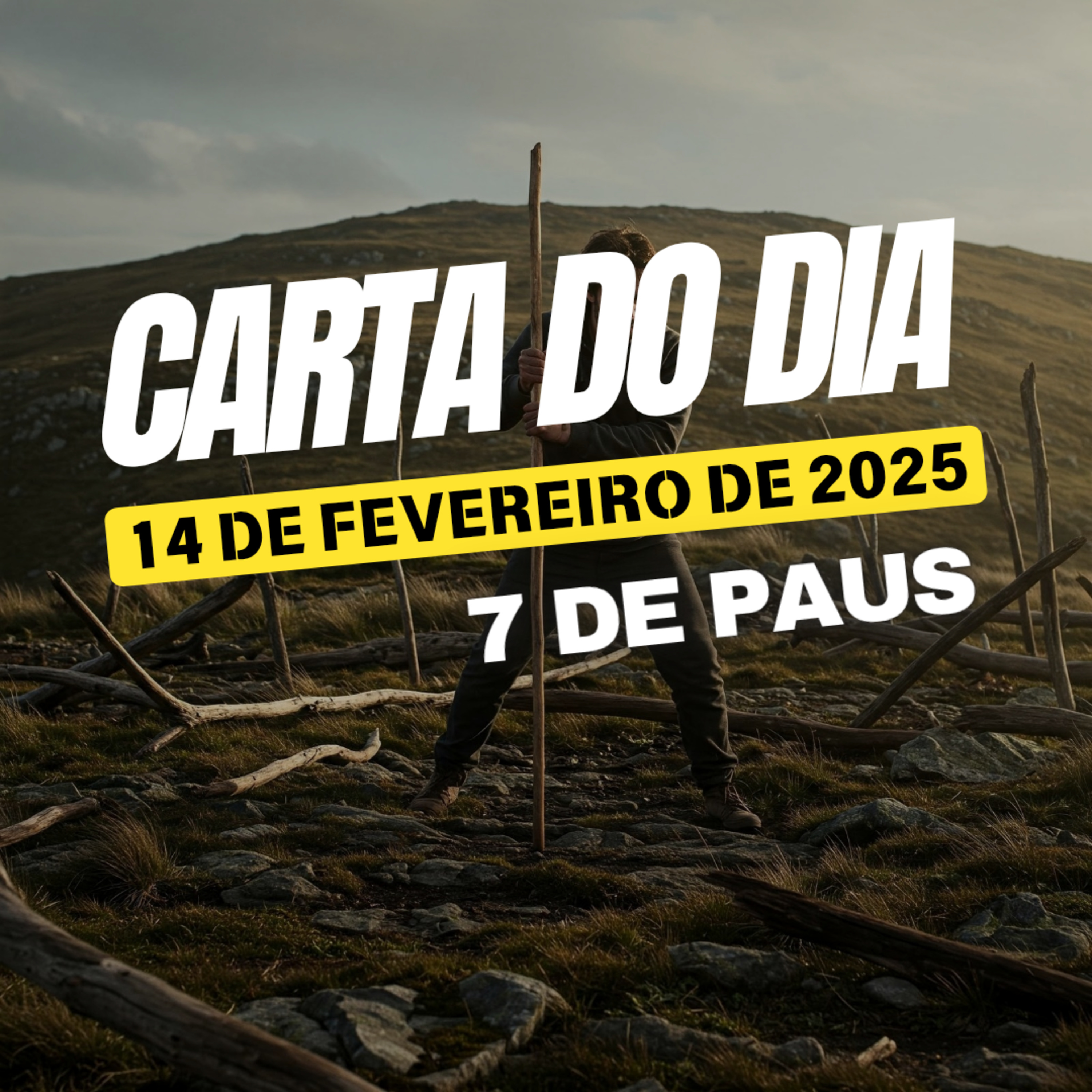Carta para o dia 14 de Fevereiro de 2025, 7 de Paus. episode artwork