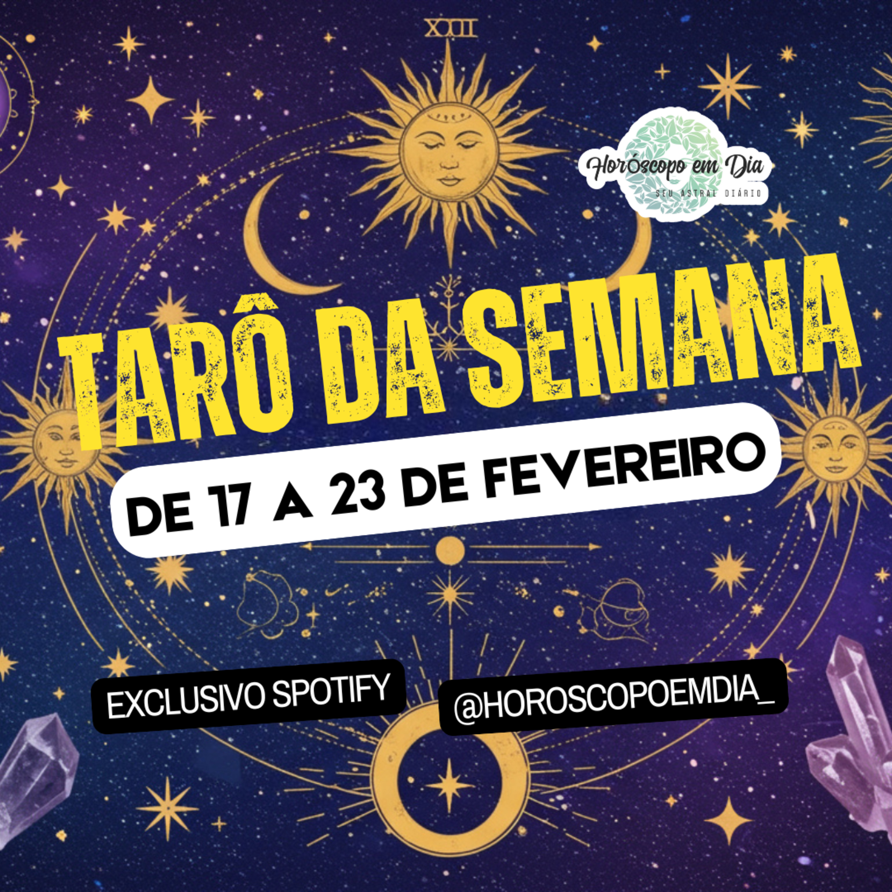 Tarô da Semana, de 17 a 23 de Fevereiro de 2025. Todos os signos. episode artwork