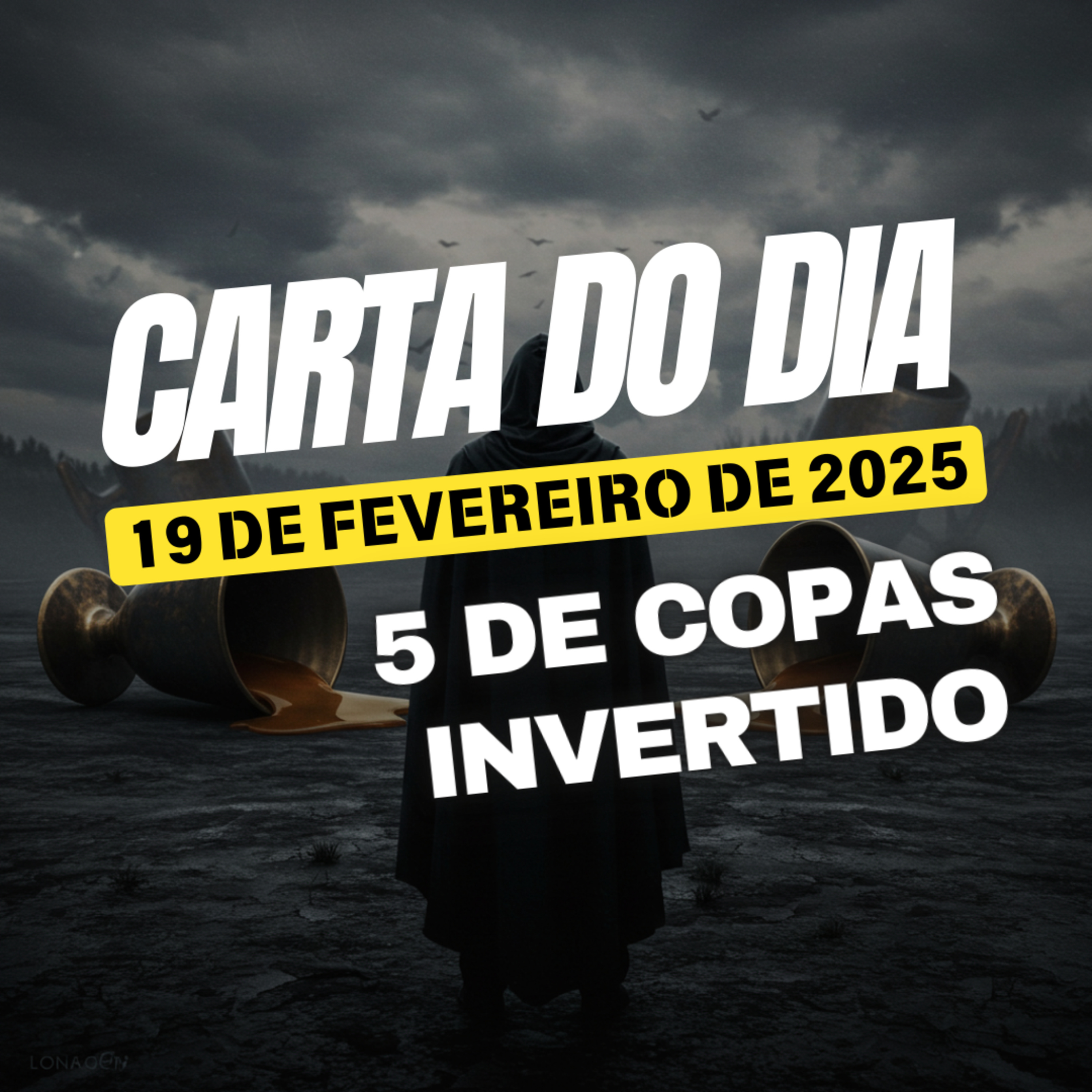 Carta para o dia 19 de Fevereiro de 2025, 5 de Copas Invertido. episode artwork