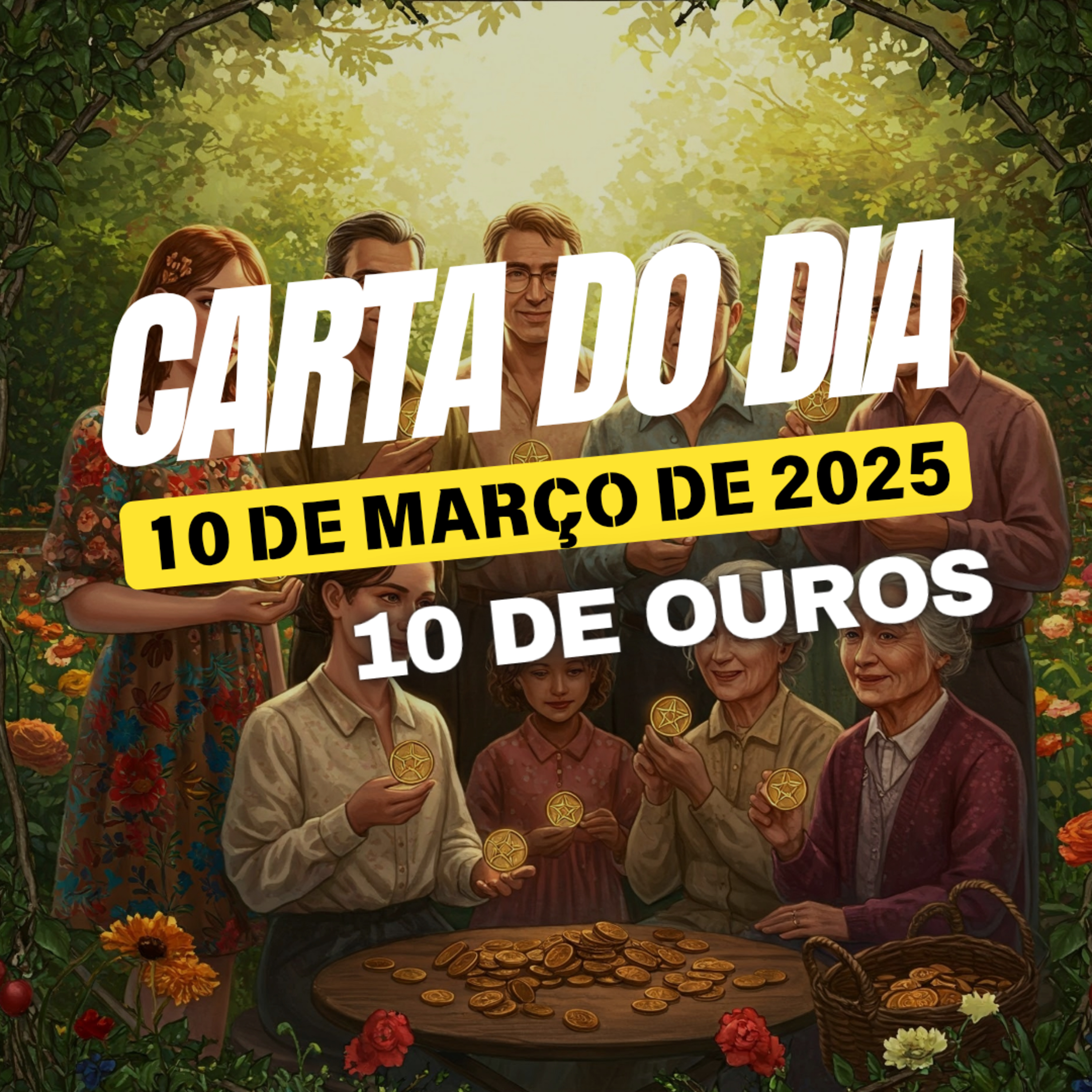 Carta para o dia 10 de Março de 2025, 10 de Ouros. episode artwork