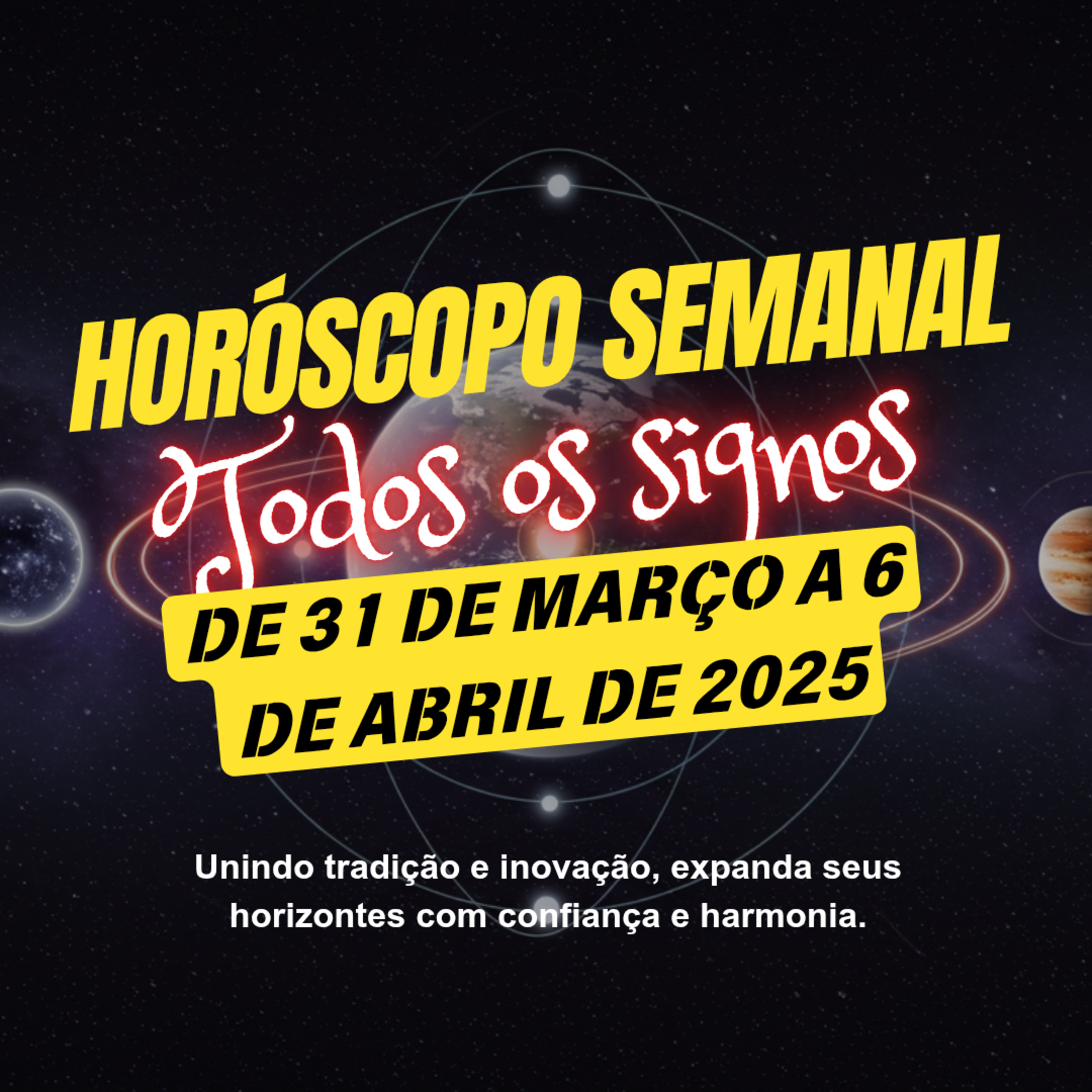 Horóscopo Semanal, De 31 de Março a 6 de Abril de 2025. Todos os signos. episode artwork