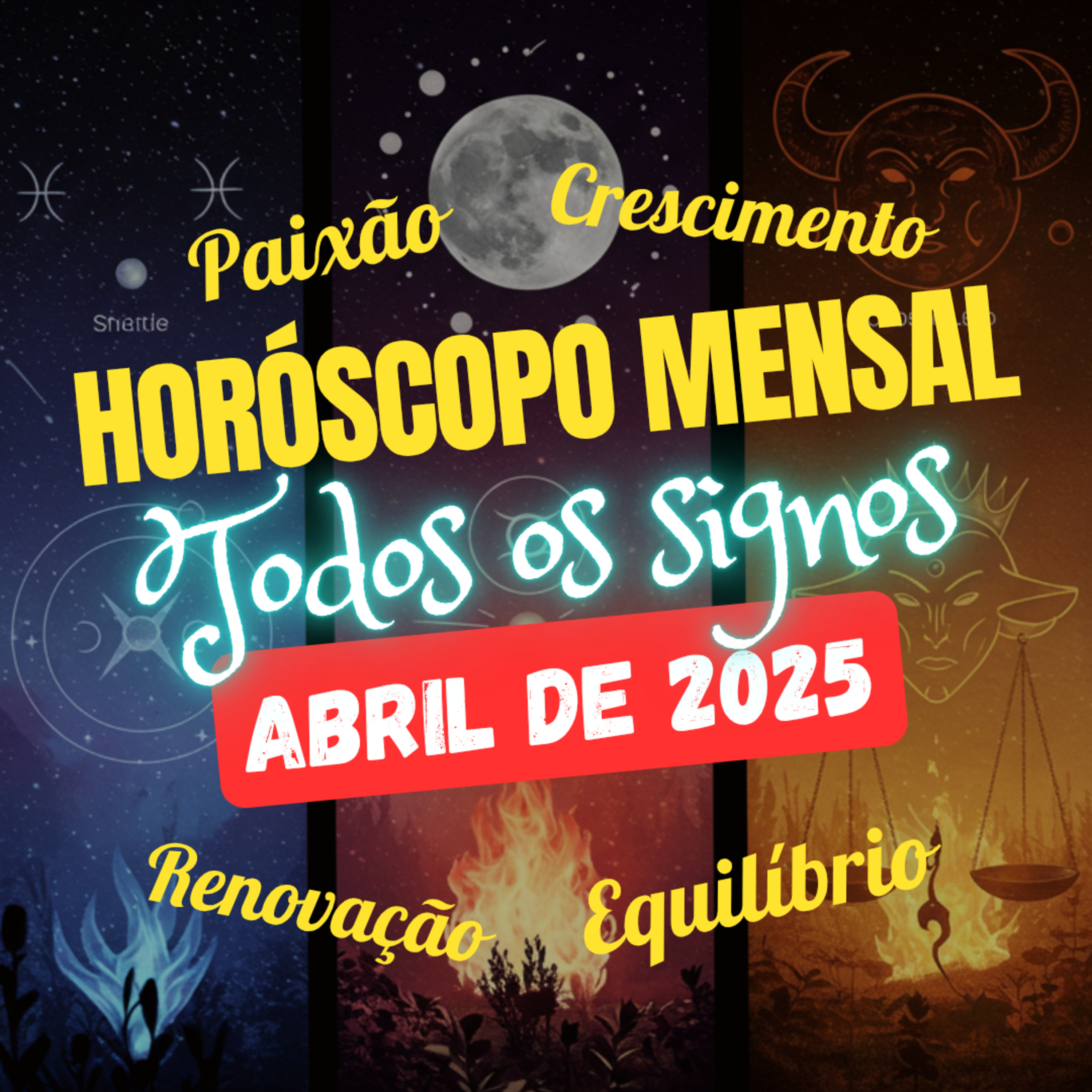 Horóscopo Mensal, Abril de 2025. Todos os signos. episode artwork