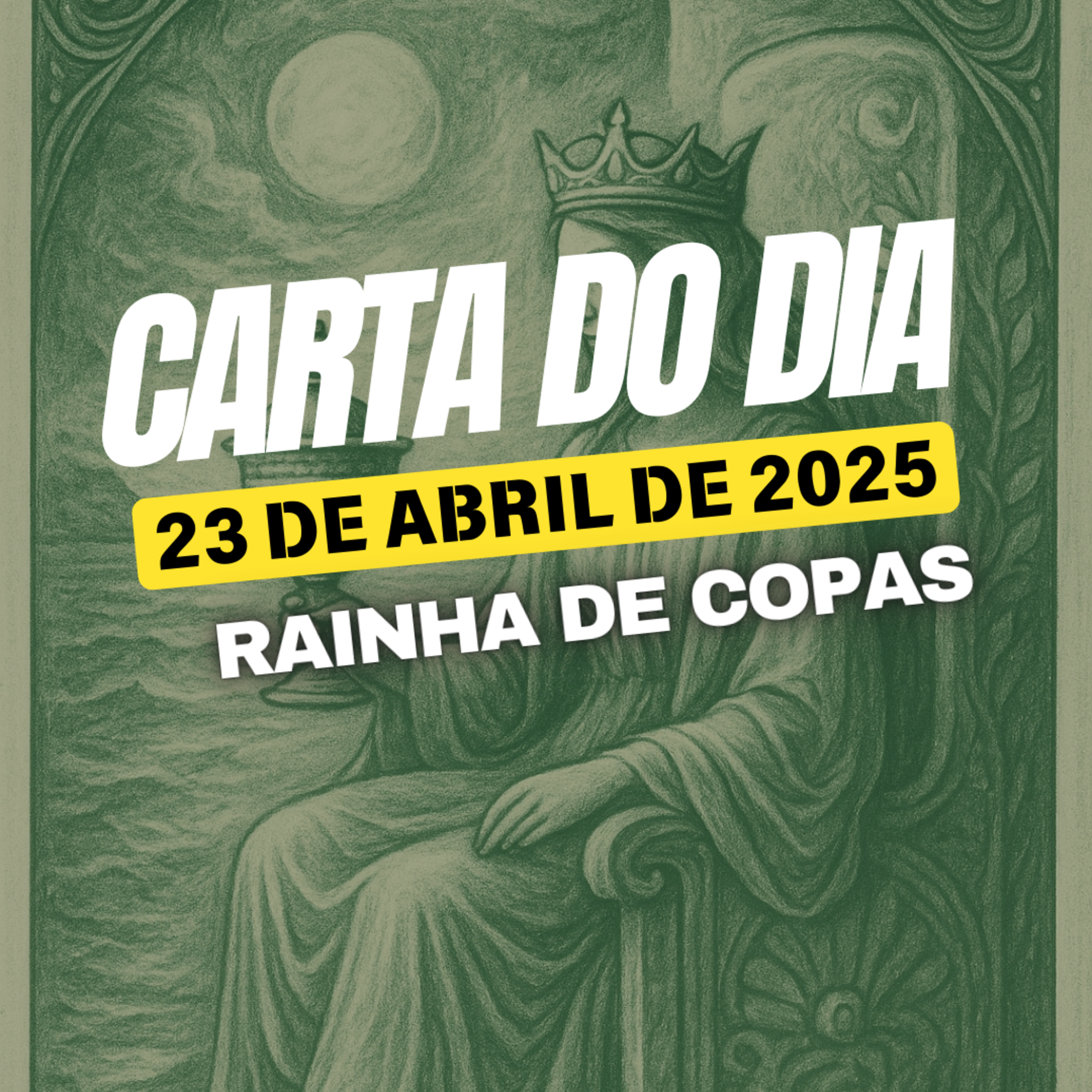 Carta para o dia 23 de Abril de 2025, Rainha de Copas. episode artwork
