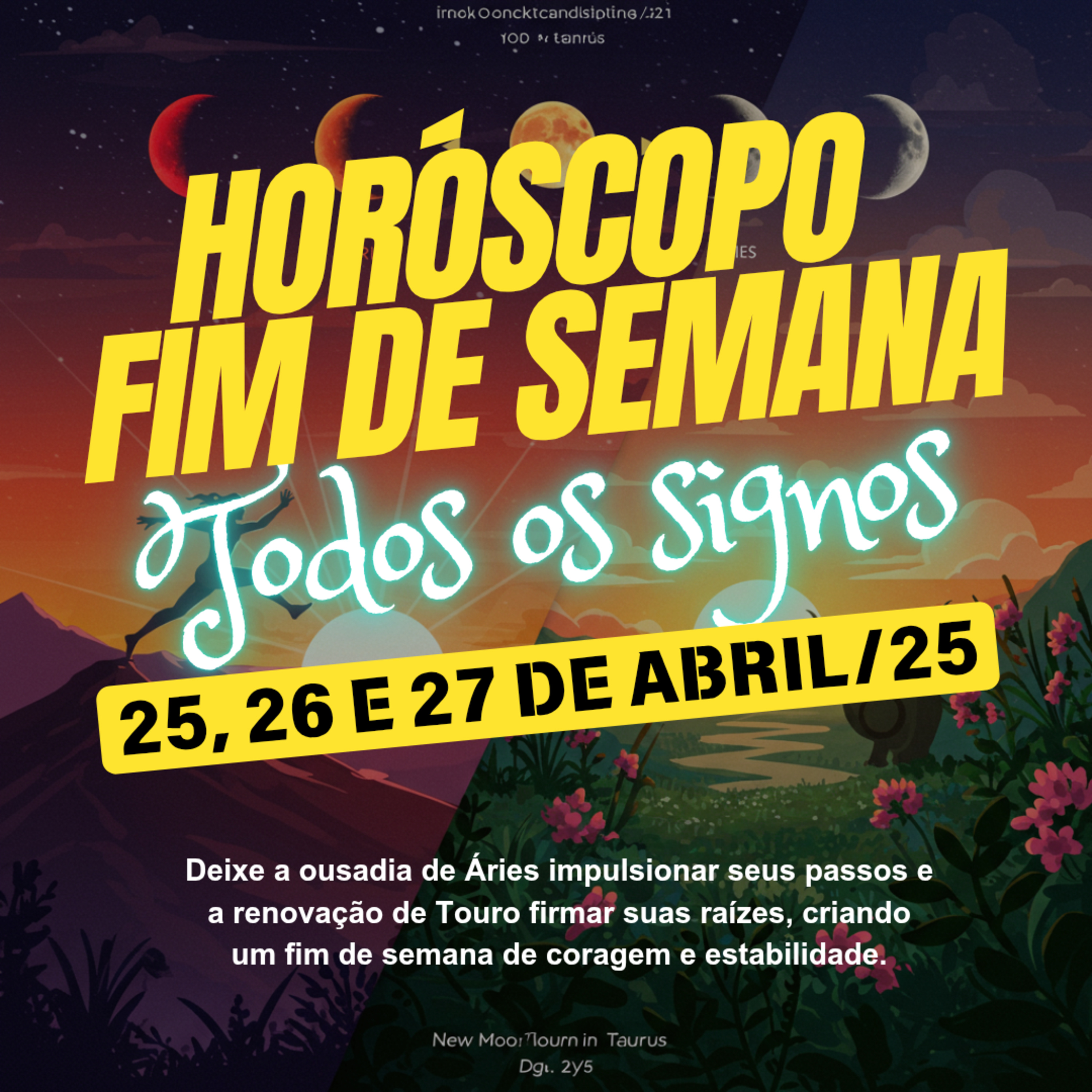 Horóscopo para o Fim de Semana, De 25 a 27 de Abril de 2025. Todos os signos. episode artwork