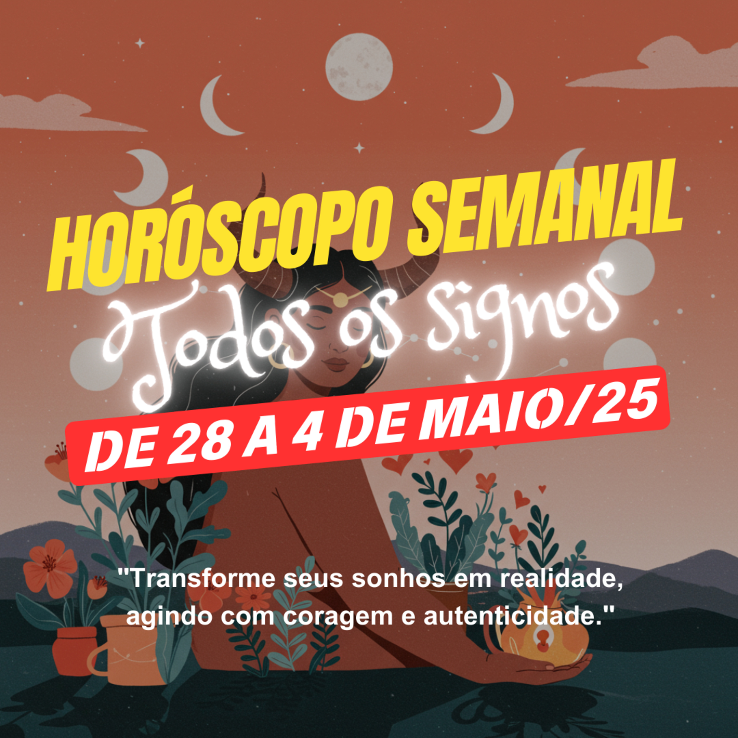 Horóscopo Semanal, De 28 de Abril a 4 de Maio de 2025. Todos os signos. episode artwork