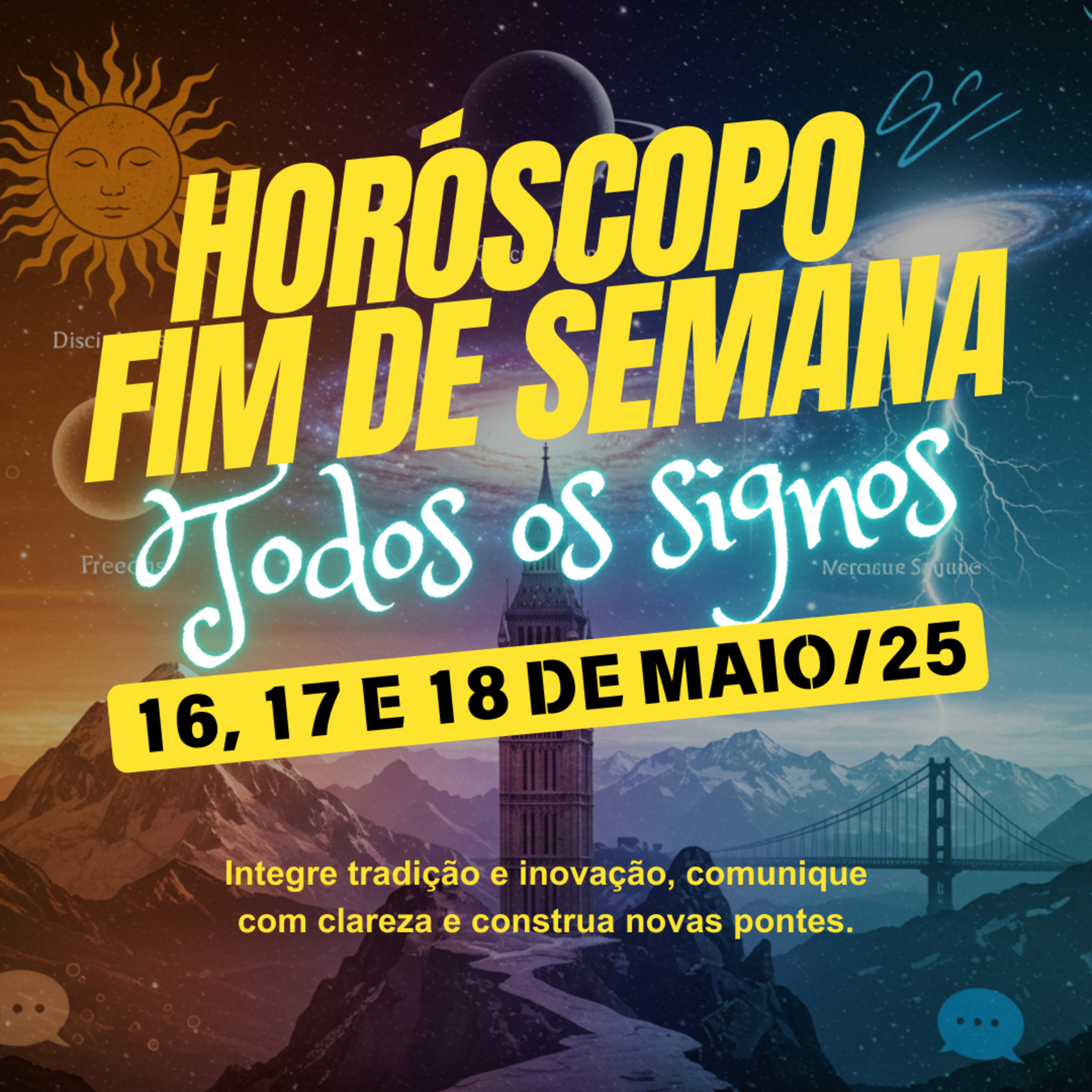 Horóscopo para o Fim de Semana, De 16 a 18 de Maio de 2025. Todos os signos. episode artwork