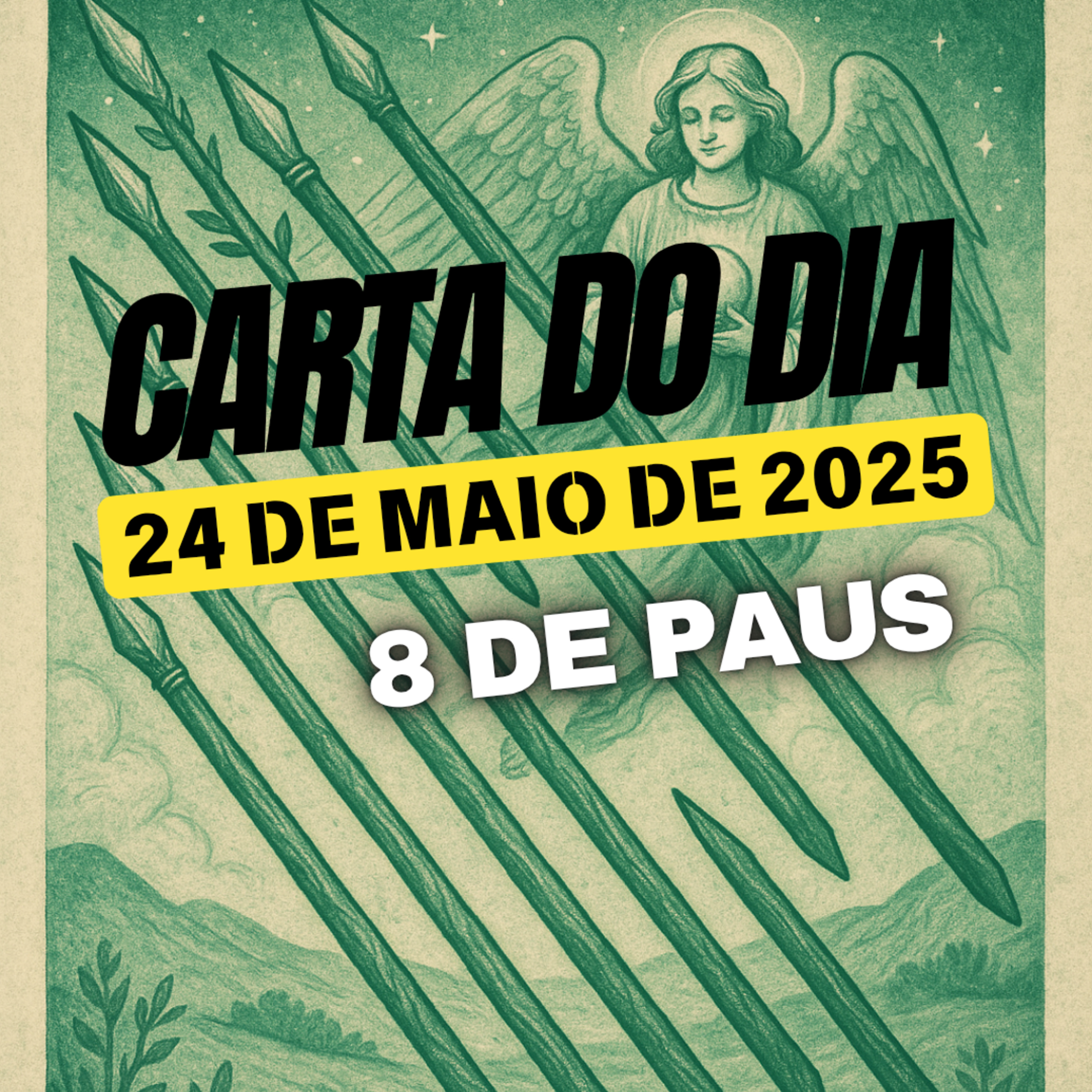 Carta para o dia 24 de Maio de 2025, 8 de Paus. episode artwork