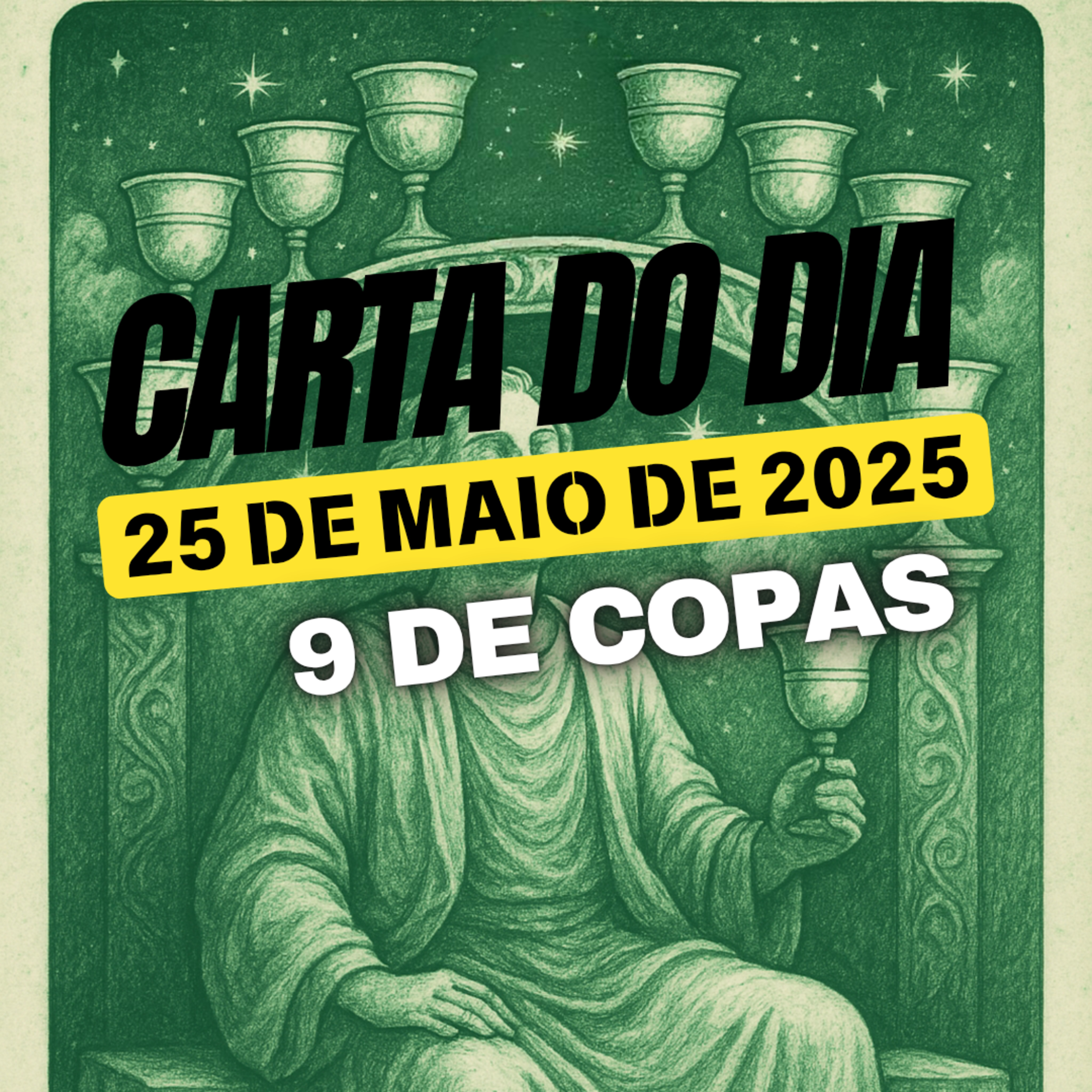 Carta para o dia 25 de Maio de 2025, 9 de Copas. episode artwork
