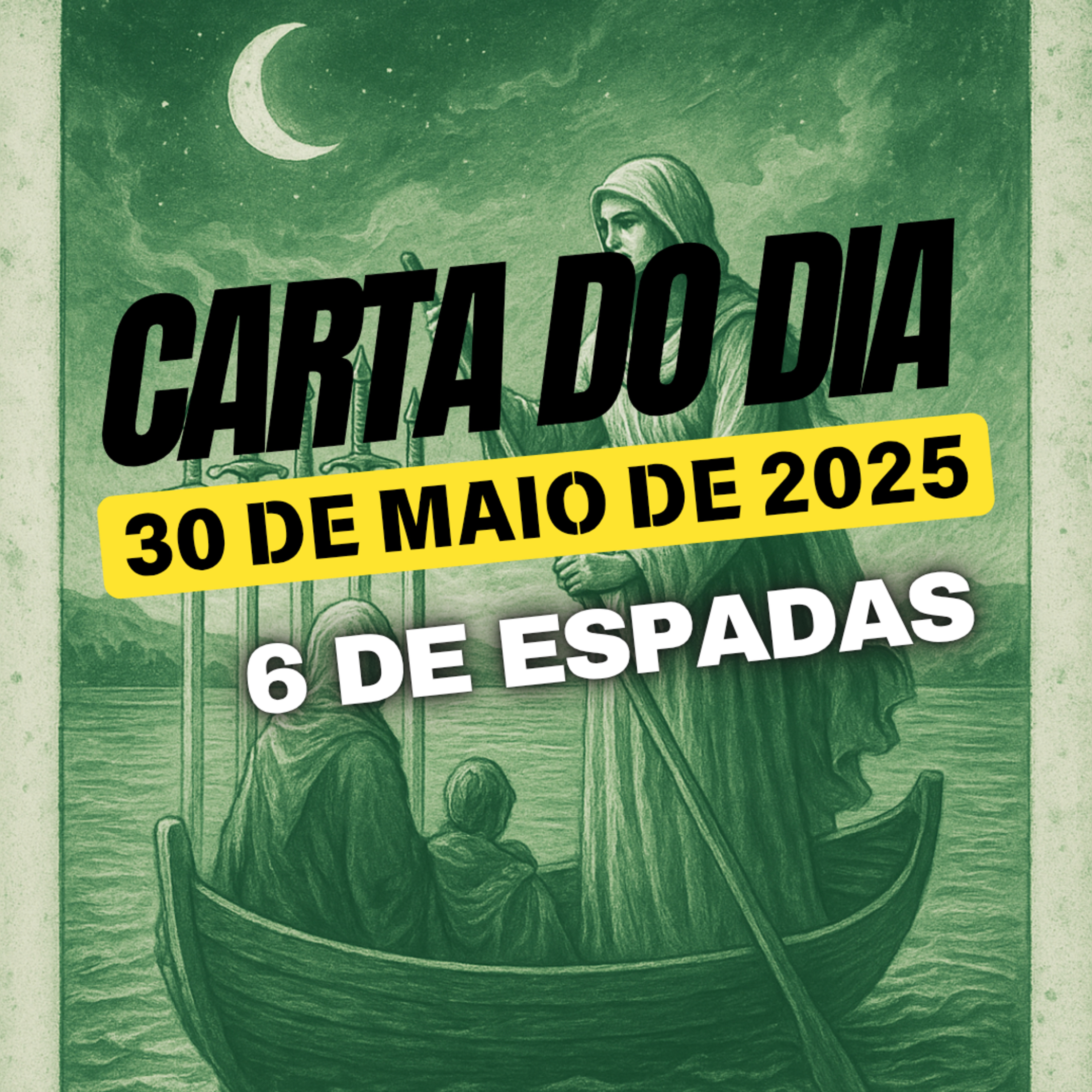 Carta para o dia 30 de Maio de 2025, 6 de Espadas. episode artwork