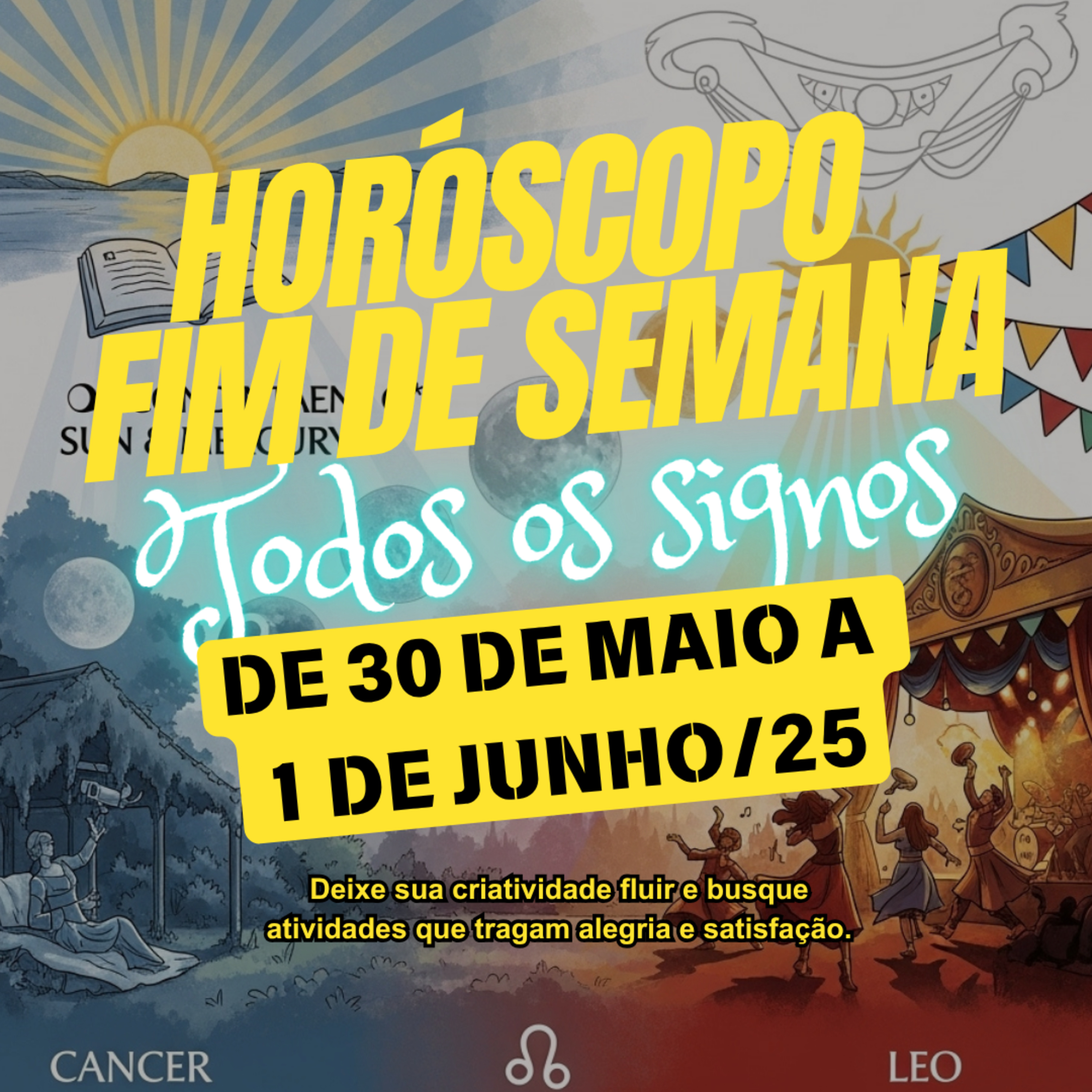 Horóscopo para o fim de Semana, De 30 de Maio a 1 de Junho de 2025. Todos os signos. episode artwork