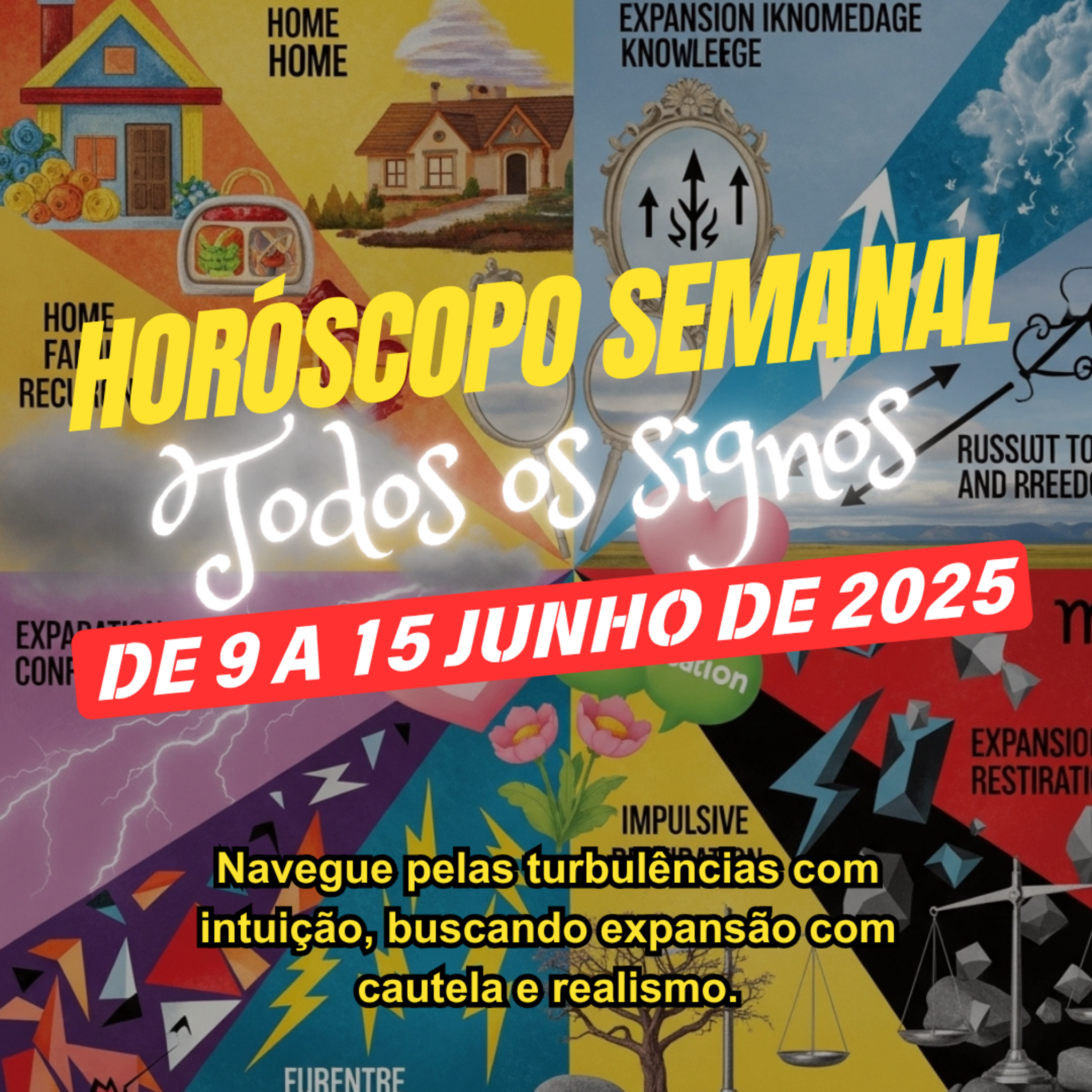 Horóscopo Semanal, de 9 a 15 de Junho de 2025. Todos os signos. episode artwork