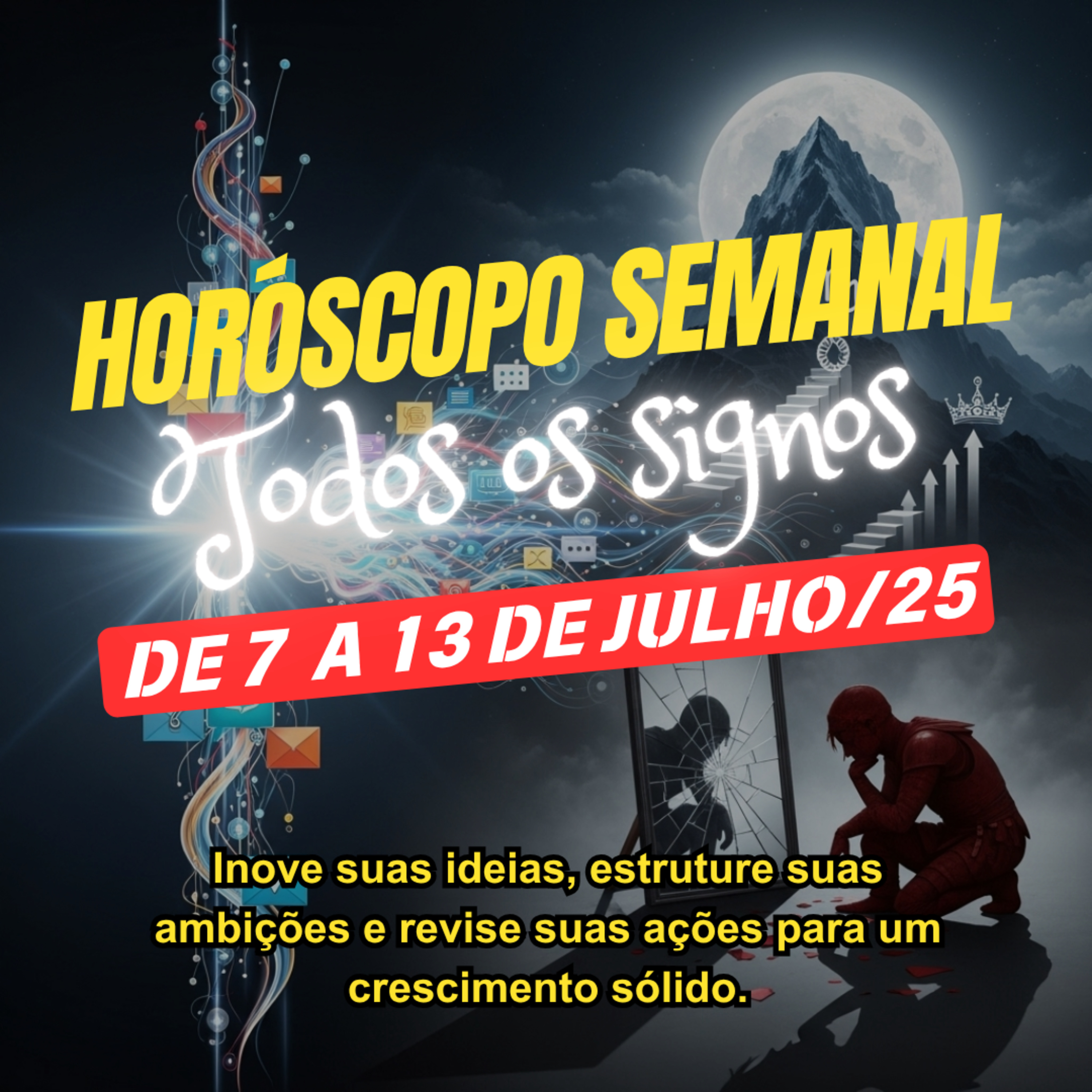 Horóscopo Semanal, De 7 a 13 de Julho de 2025. Todos os signos. episode artwork