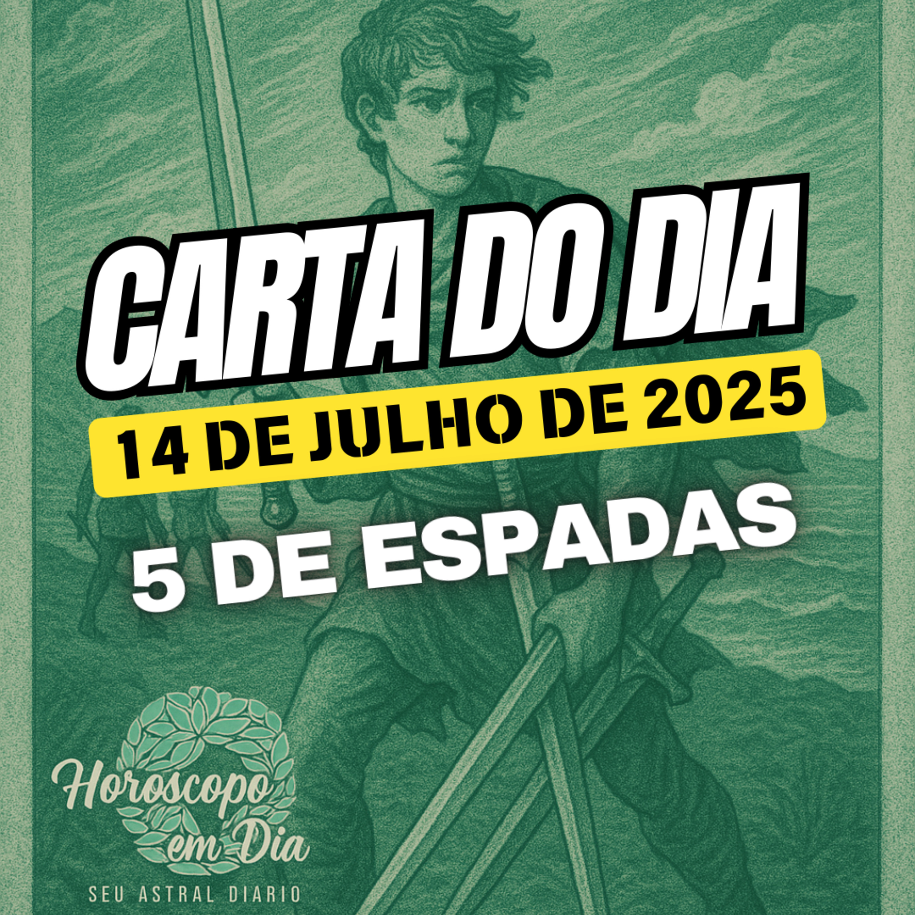 Carta para o dia 14 de Julho de 2025, 5 de Espadas. episode artwork