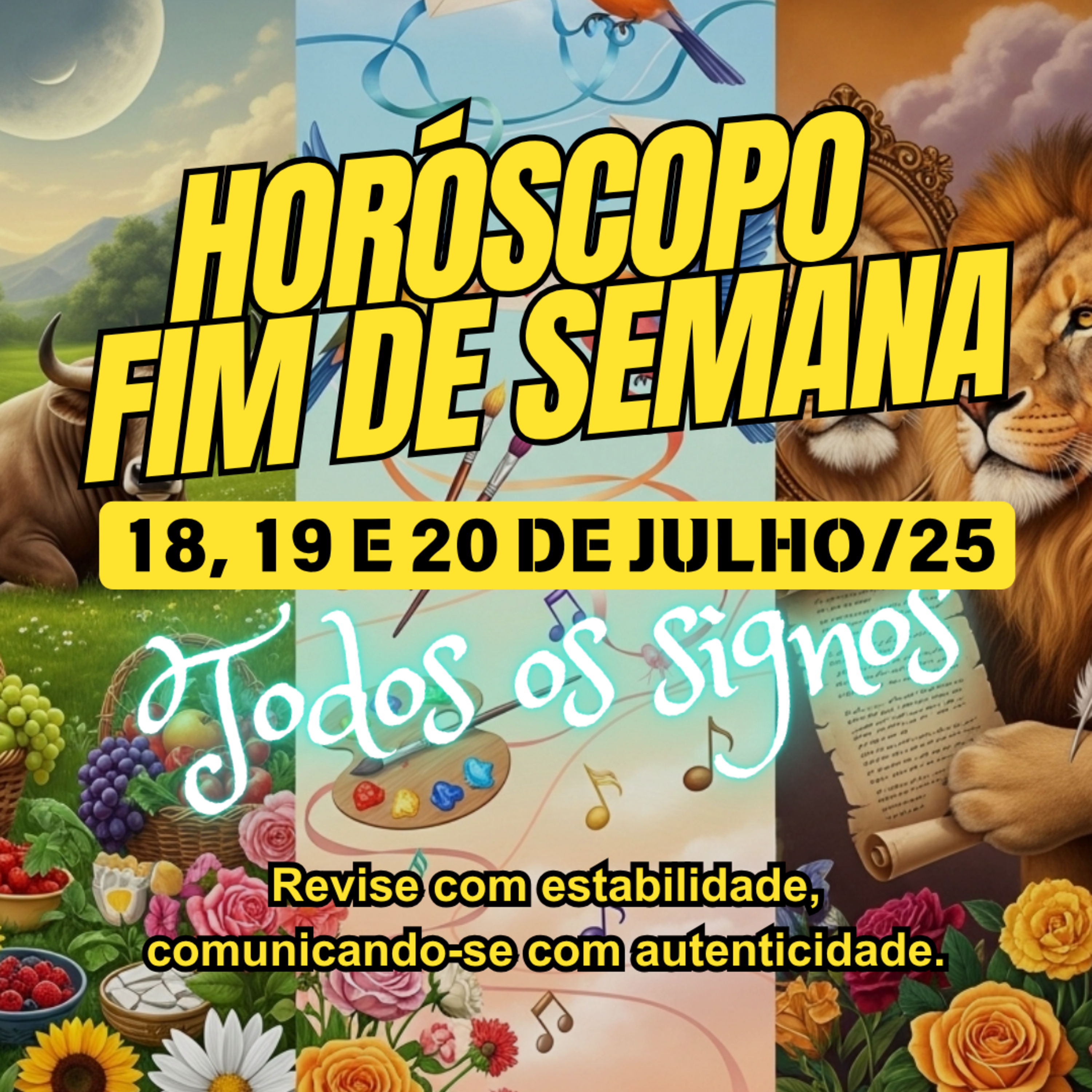 Horóscopo para o Fim de Semana, De 18 a 20 de Julho de 2025. Todos os signos. episode artwork