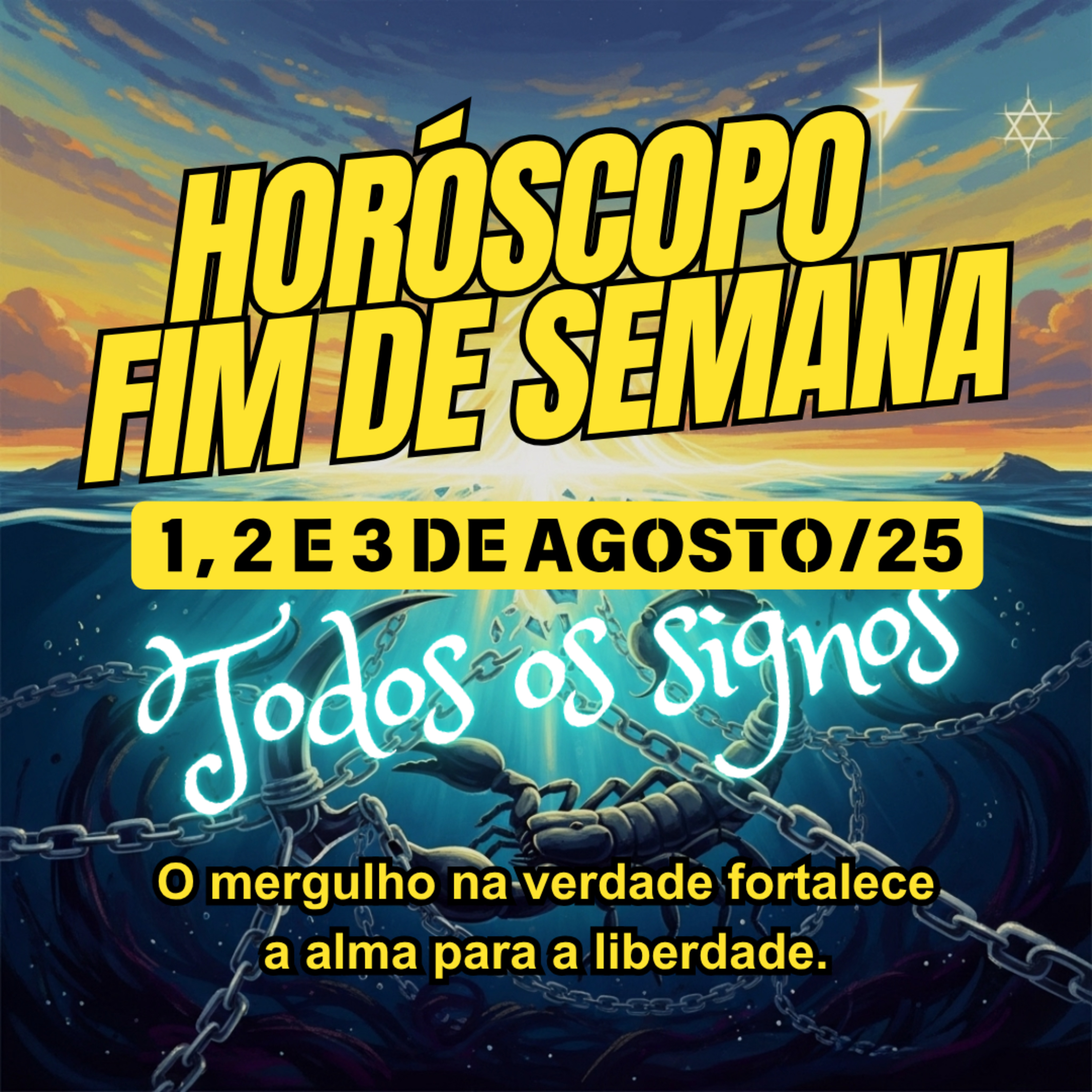 Horóscopo para o fim de semana, de 1 a 3 de Agosto de 2025. Todos os signos. episode artwork