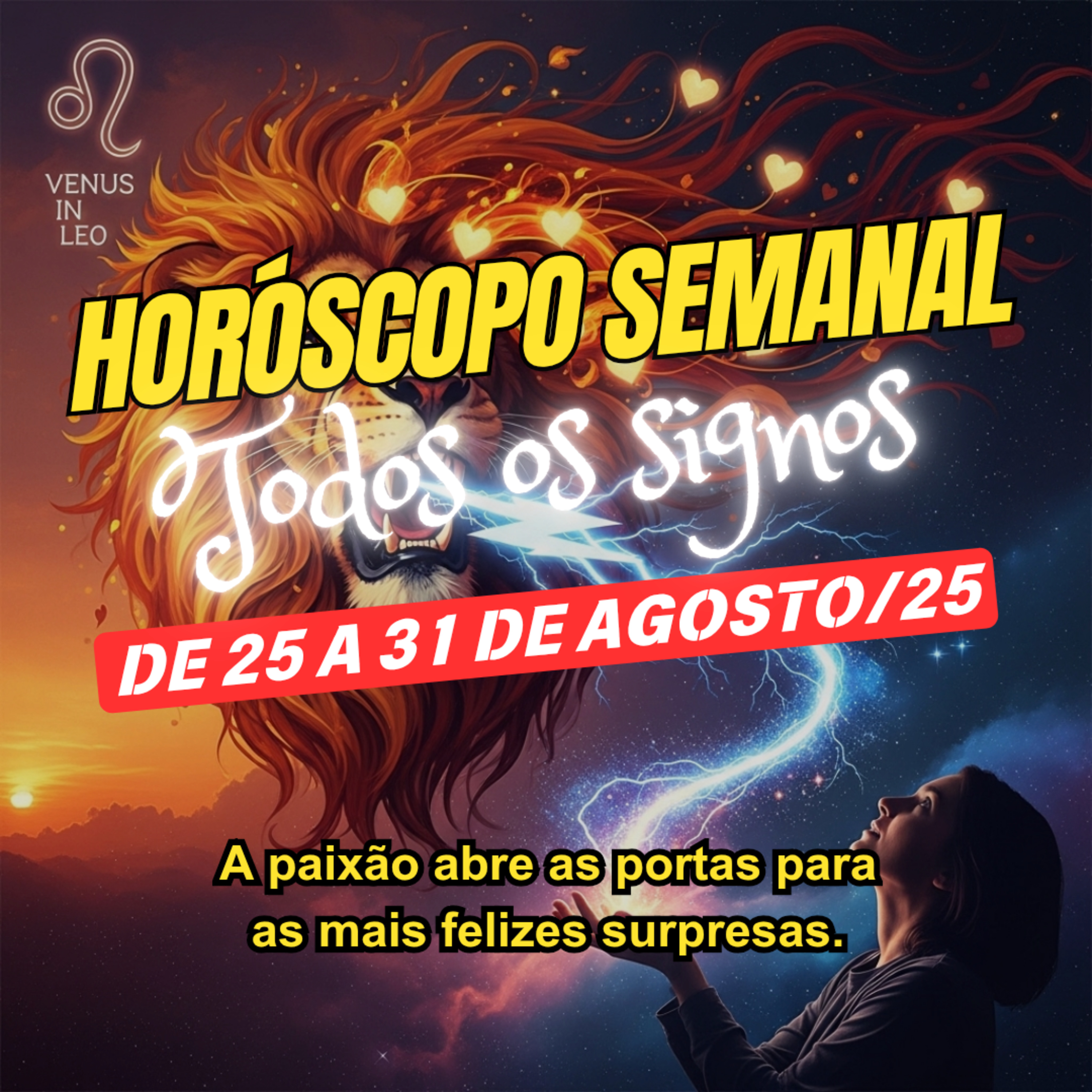 Horóscopo Semanal, De 25 a 31 de Agosto de 2025. Todos os signos. episode artwork