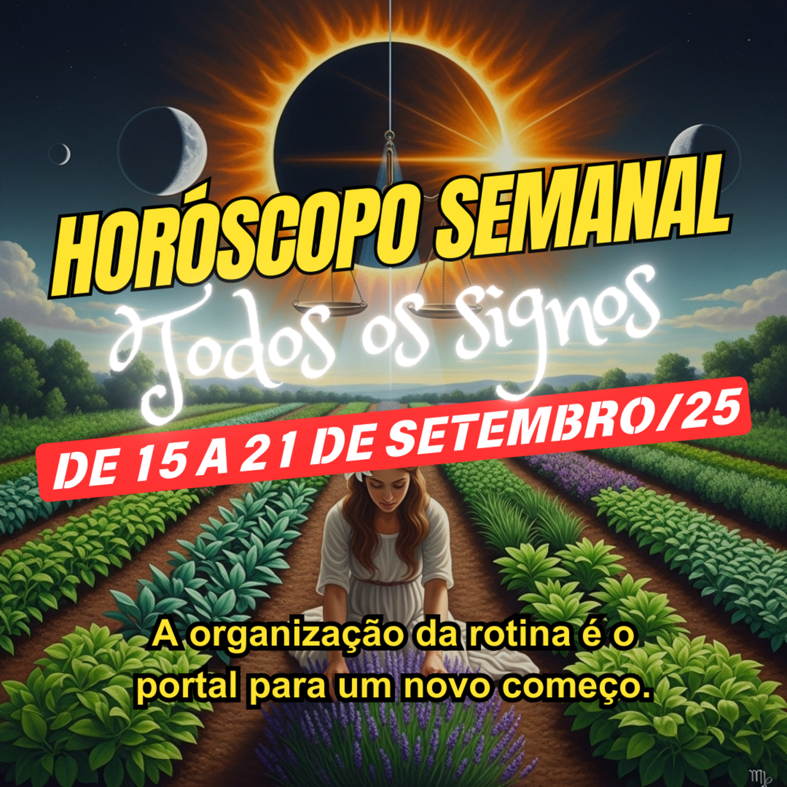 Horóscopo Semanal, De 15 a 21 de Setembro de 2025. Todos os signos. episode artwork