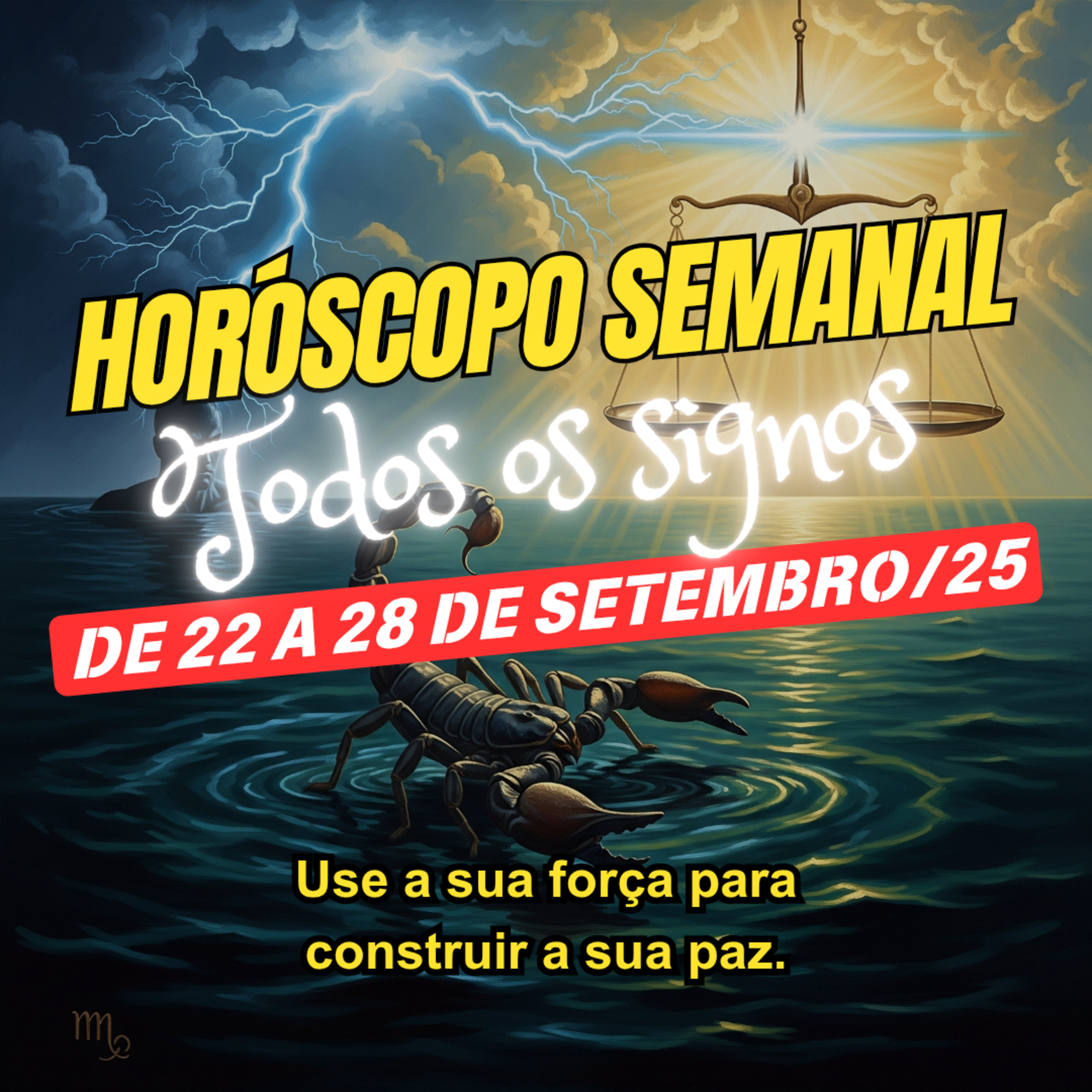 Horóscopo Semanal, De 22 a 28 de Setembro de 2025. Todos os signos. episode artwork