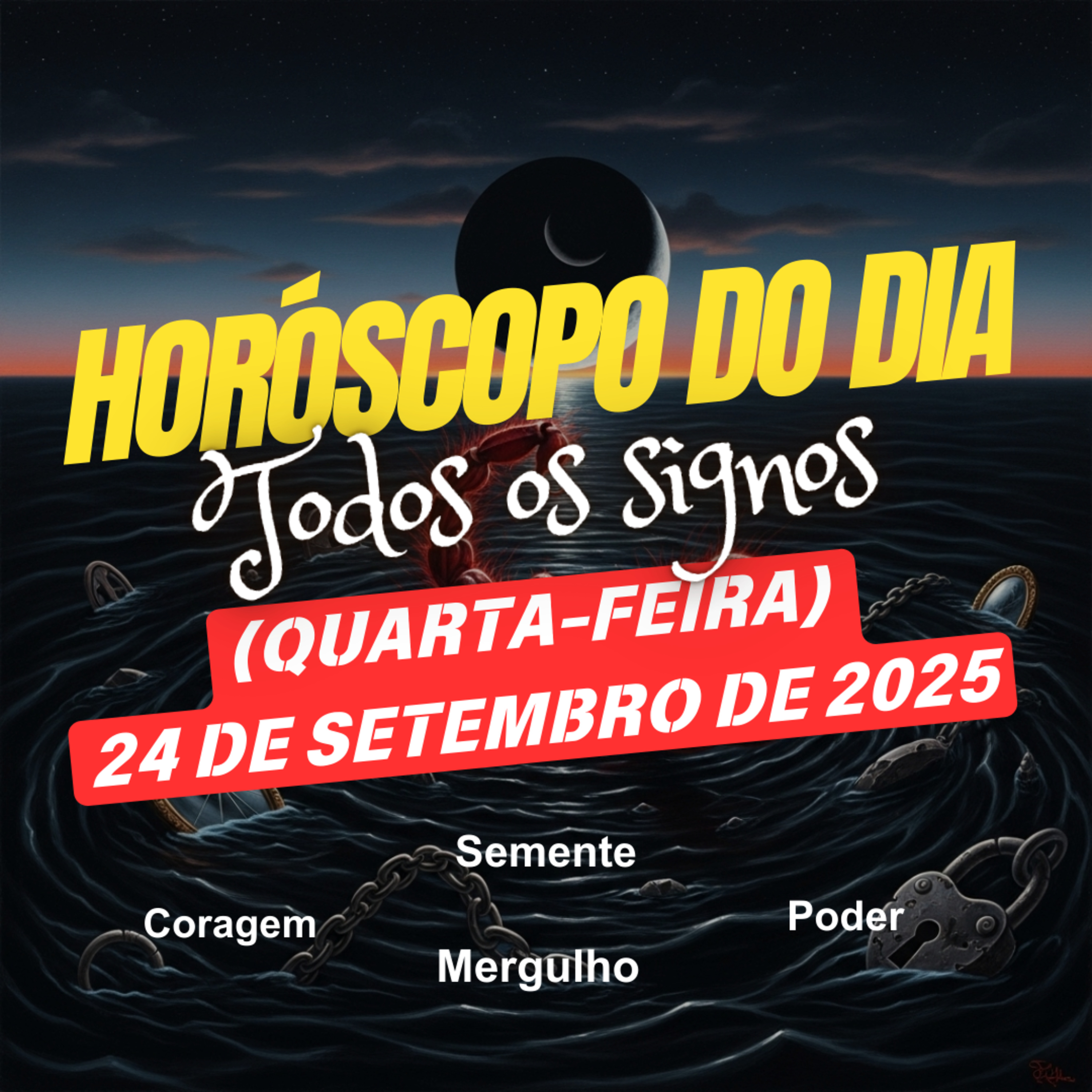 Horóscopo do Dia, Quarta-feira, 24 de Setembro de 2025. Todos os signos. episode artwork