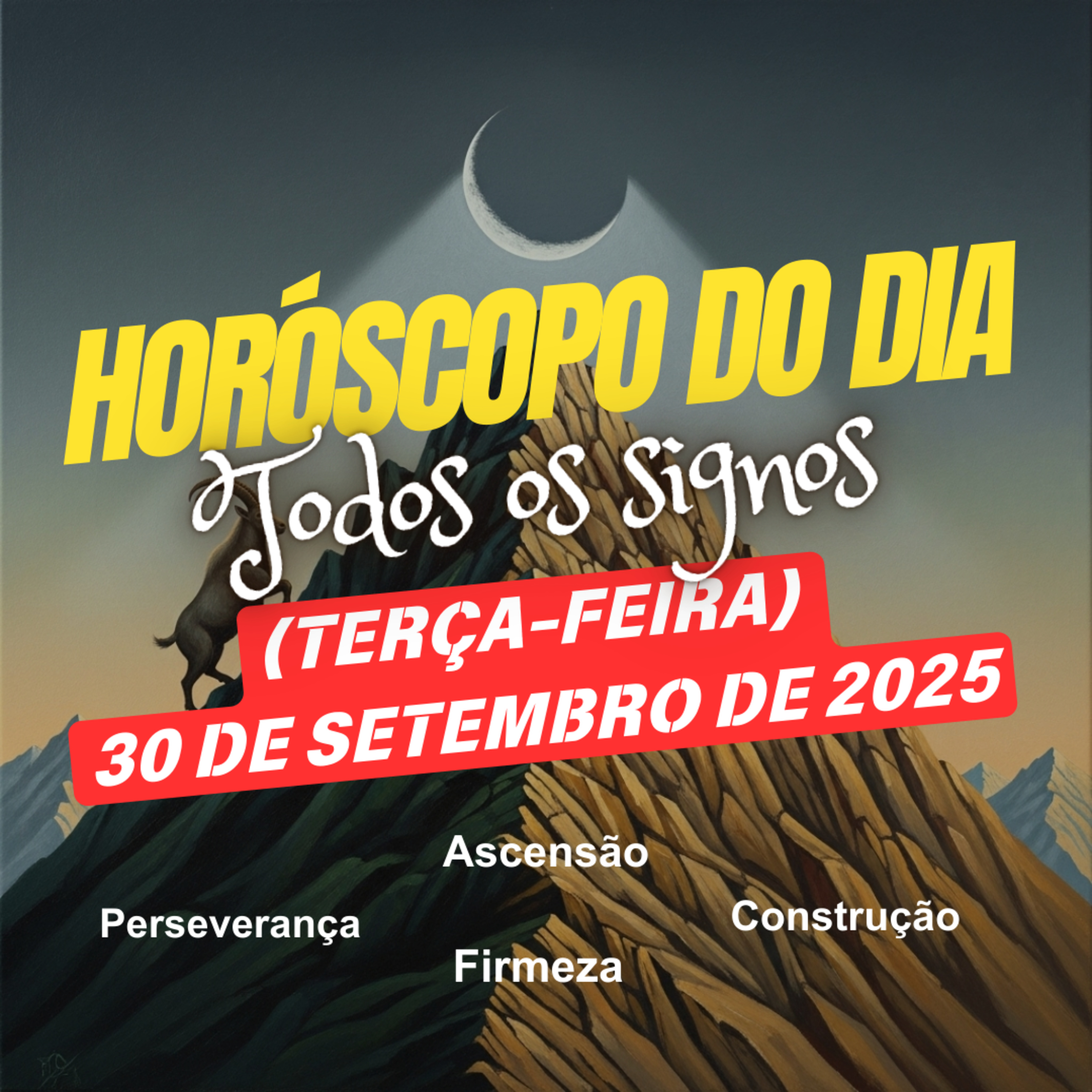 Horóscopo do Dia, Terça-feira, 30 de Setembro de 2025. Todos os signos. episode artwork