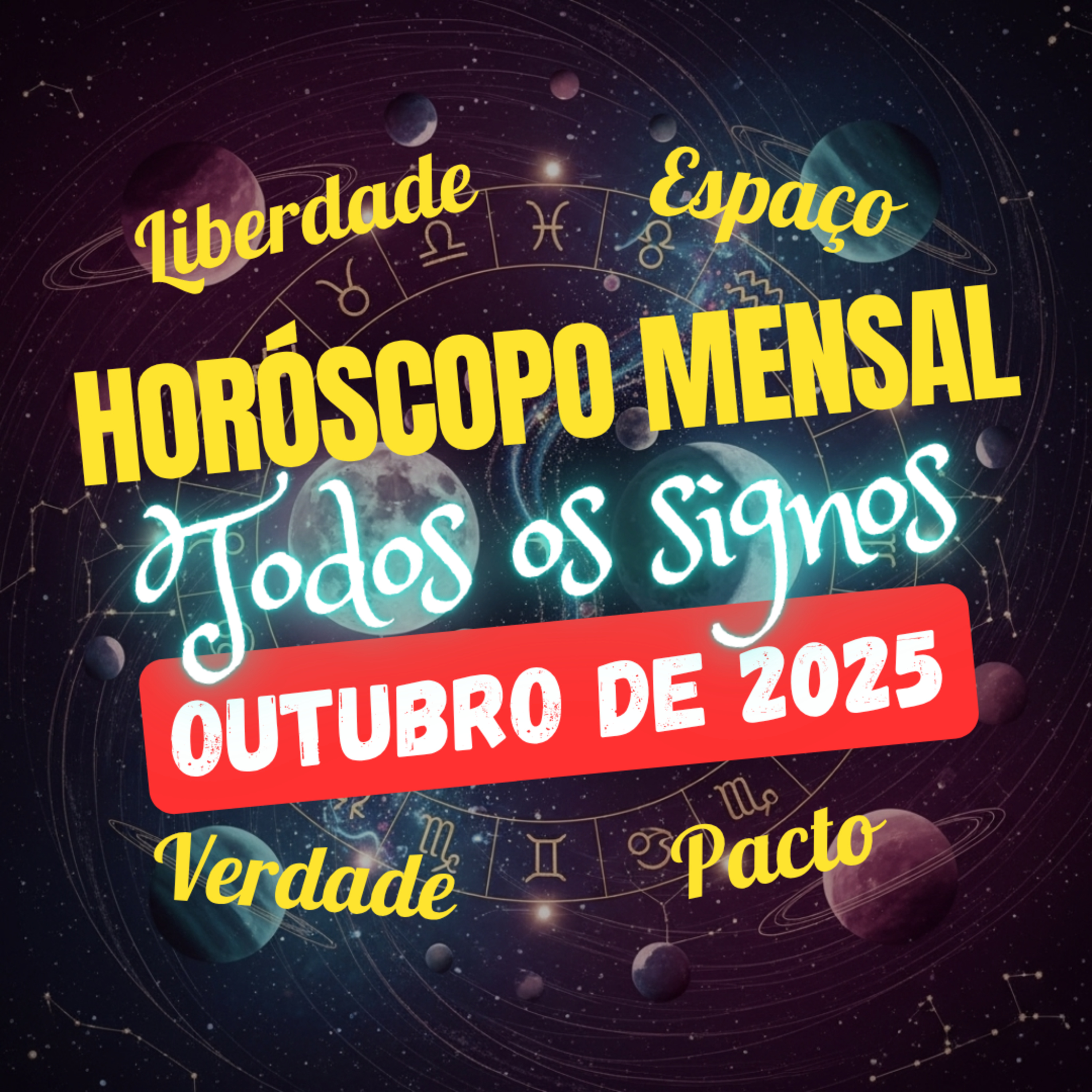 Horóscopo Mensal, Outubro de 2025. Todos os signos. episode artwork