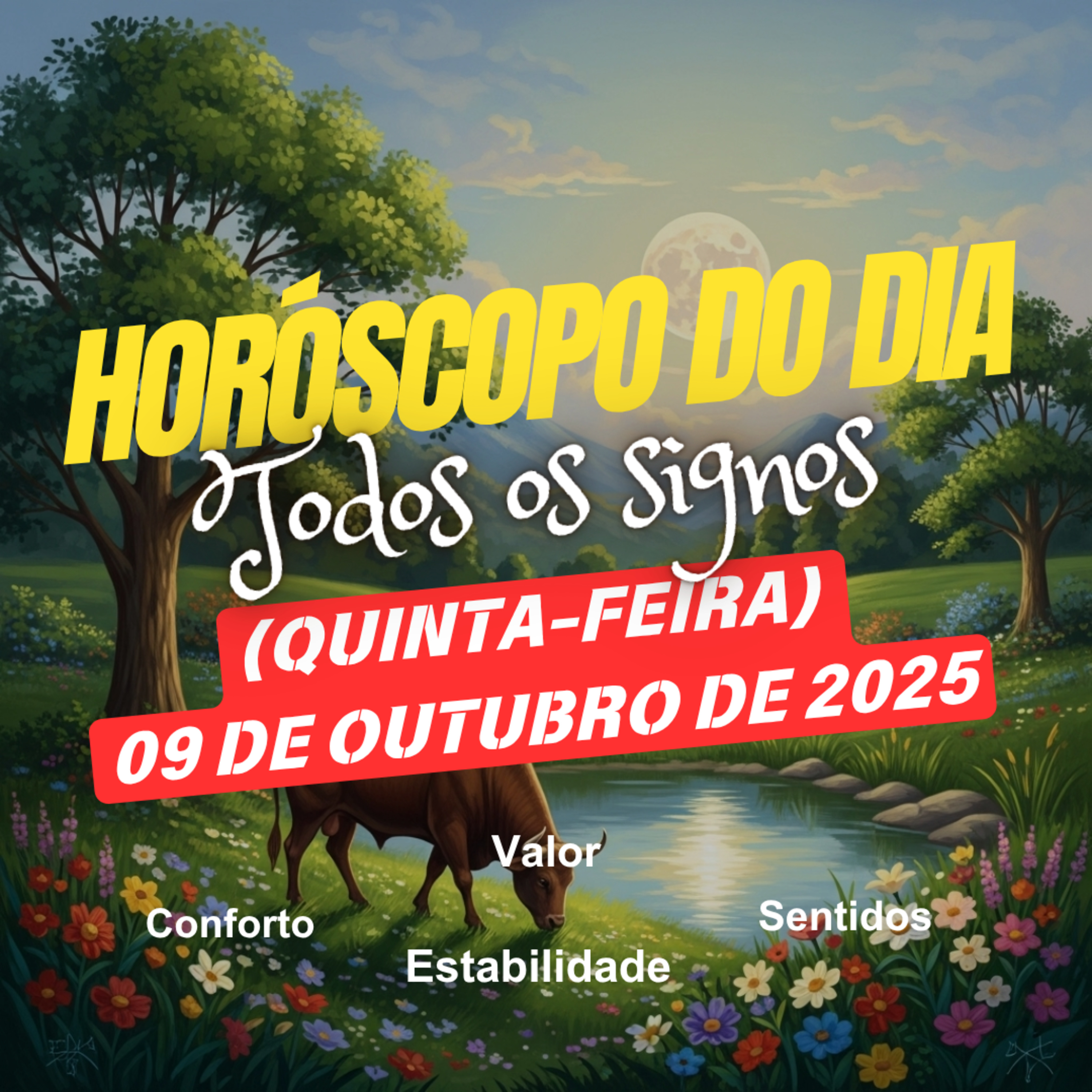 Horóscopo do Dia, Quinta-feira, 9 de Outubro de 2025. Todos os signos. episode artwork