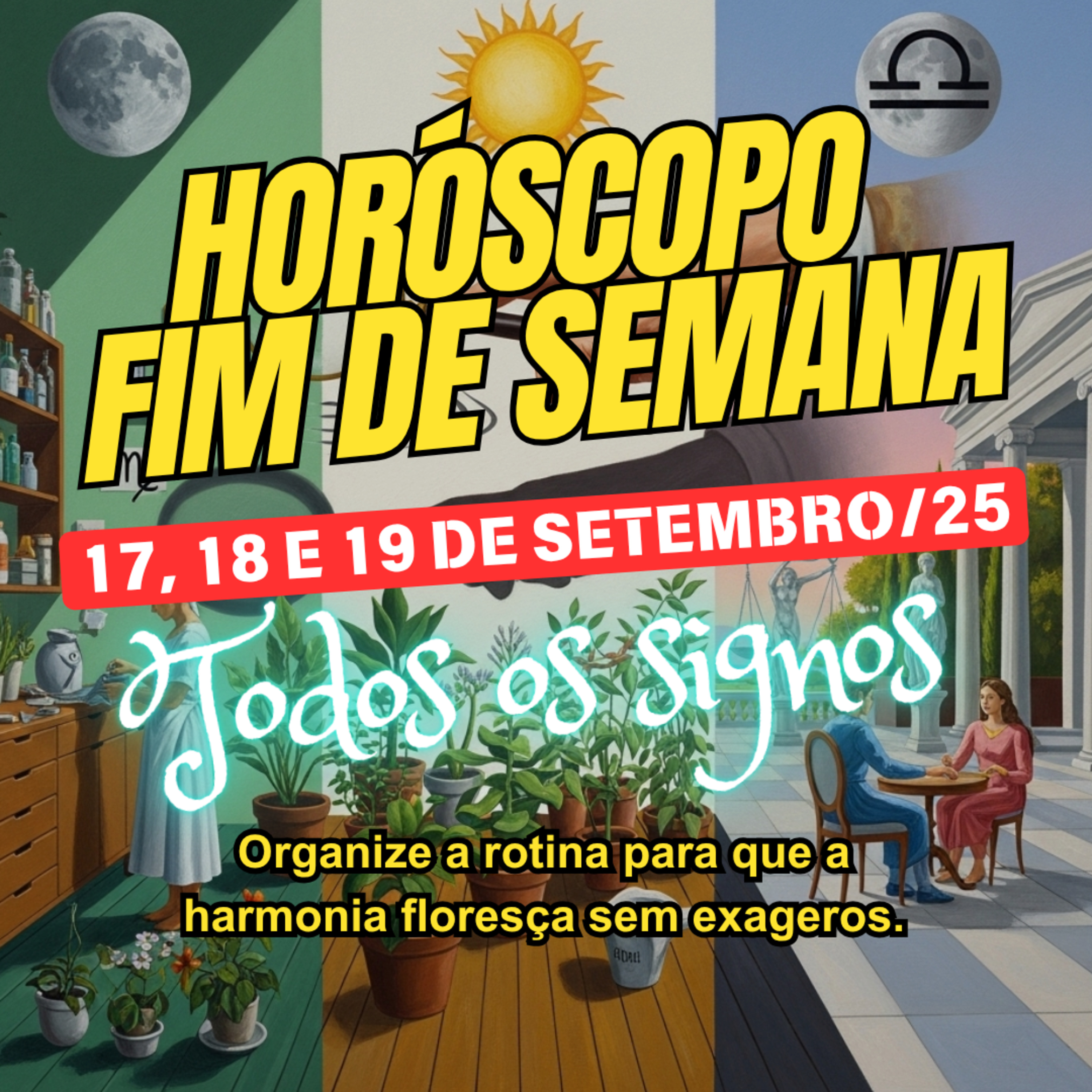 Horóscopo para o fim de semana, de 17 a 19 de Outubro de 2025. Todos os signos. episode artwork