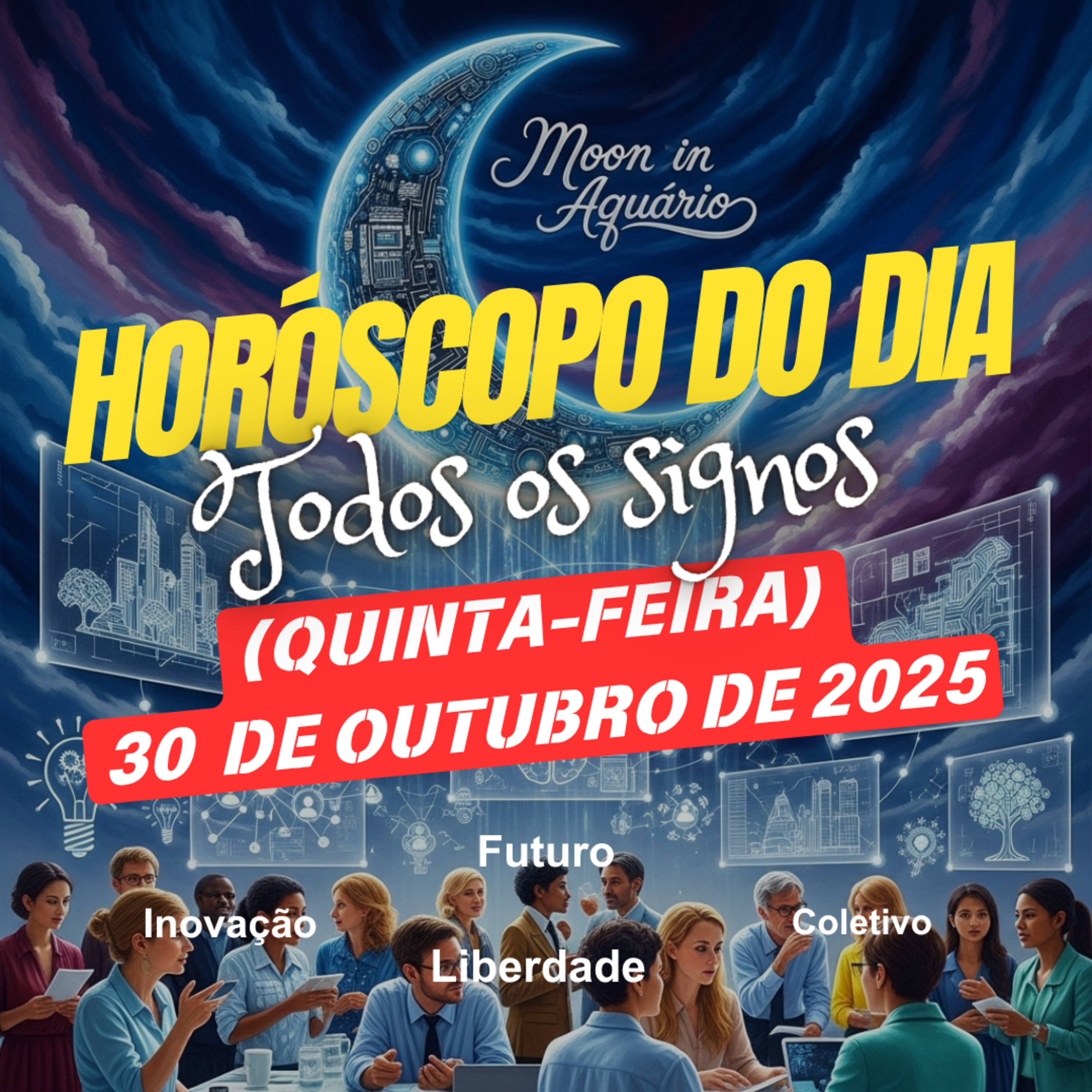 Horóscopo do Dia, Quinta-feira, 30 de Outubro de 2025. Todos os signos. episode artwork
