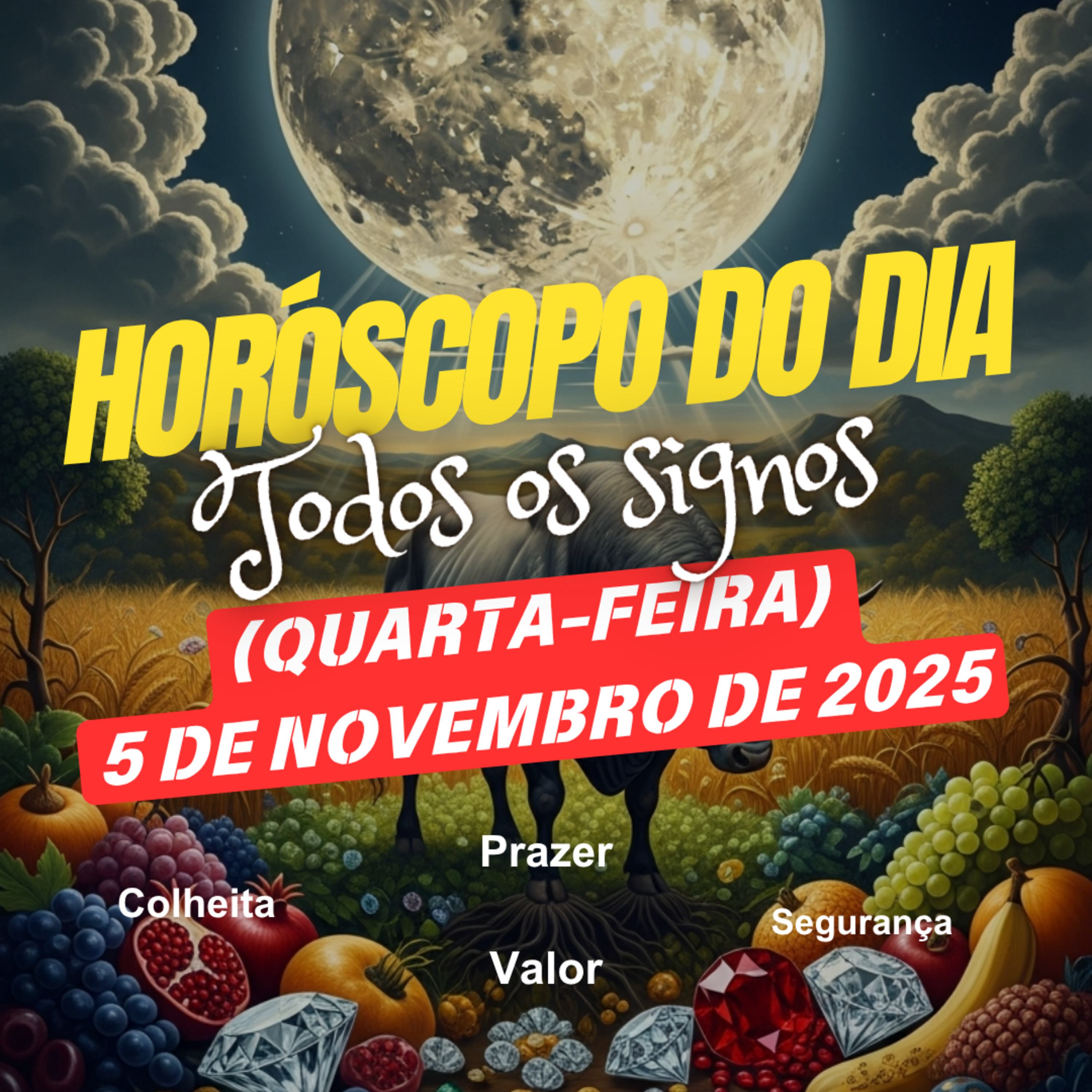 Horóscopo do Dia, Quarta-feira, 5 de Novembro de 2025. Todos os signos. episode artwork
