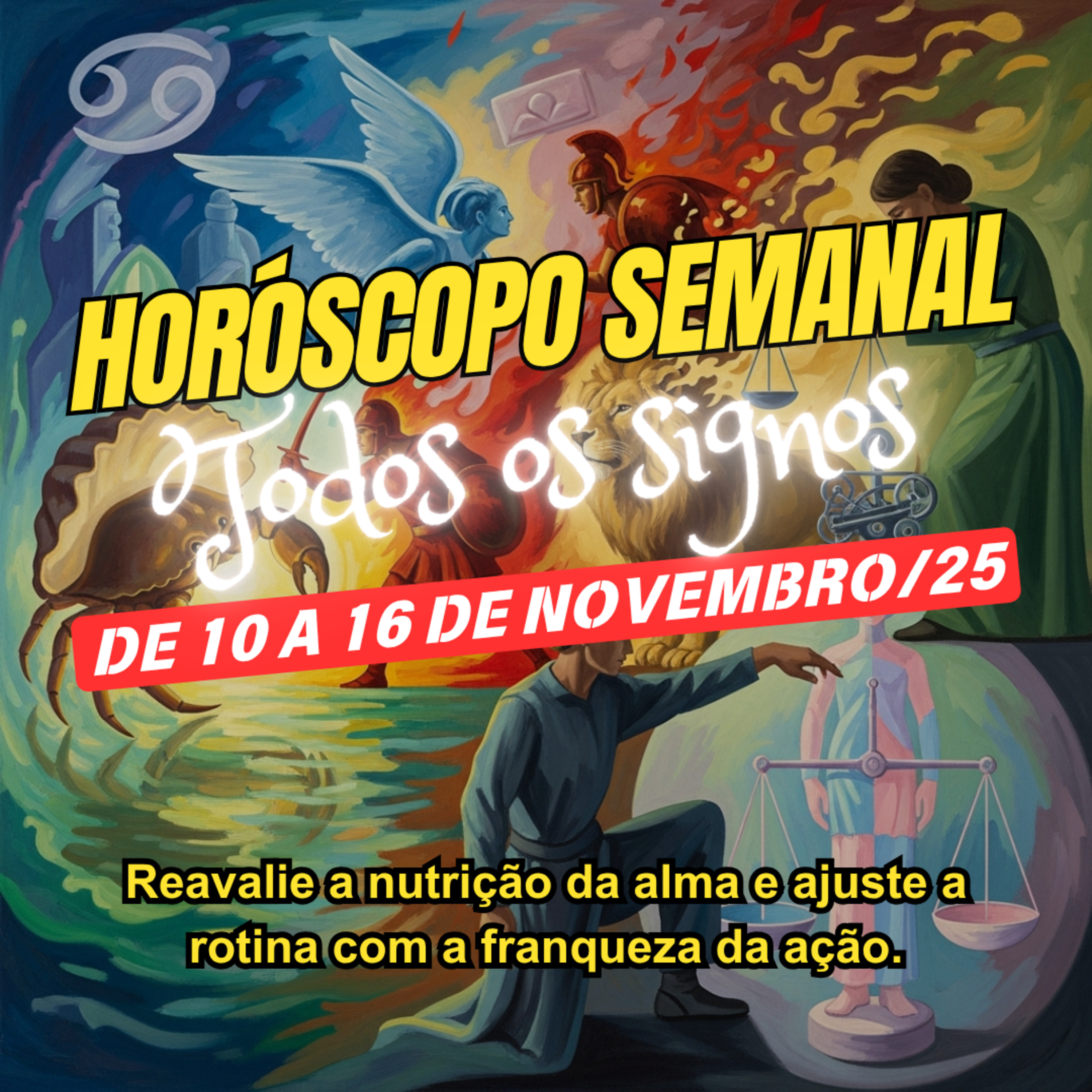 Horóscopo Semanal, De 10 a 16 de Novembro de 2025. Todos os signos. episode artwork