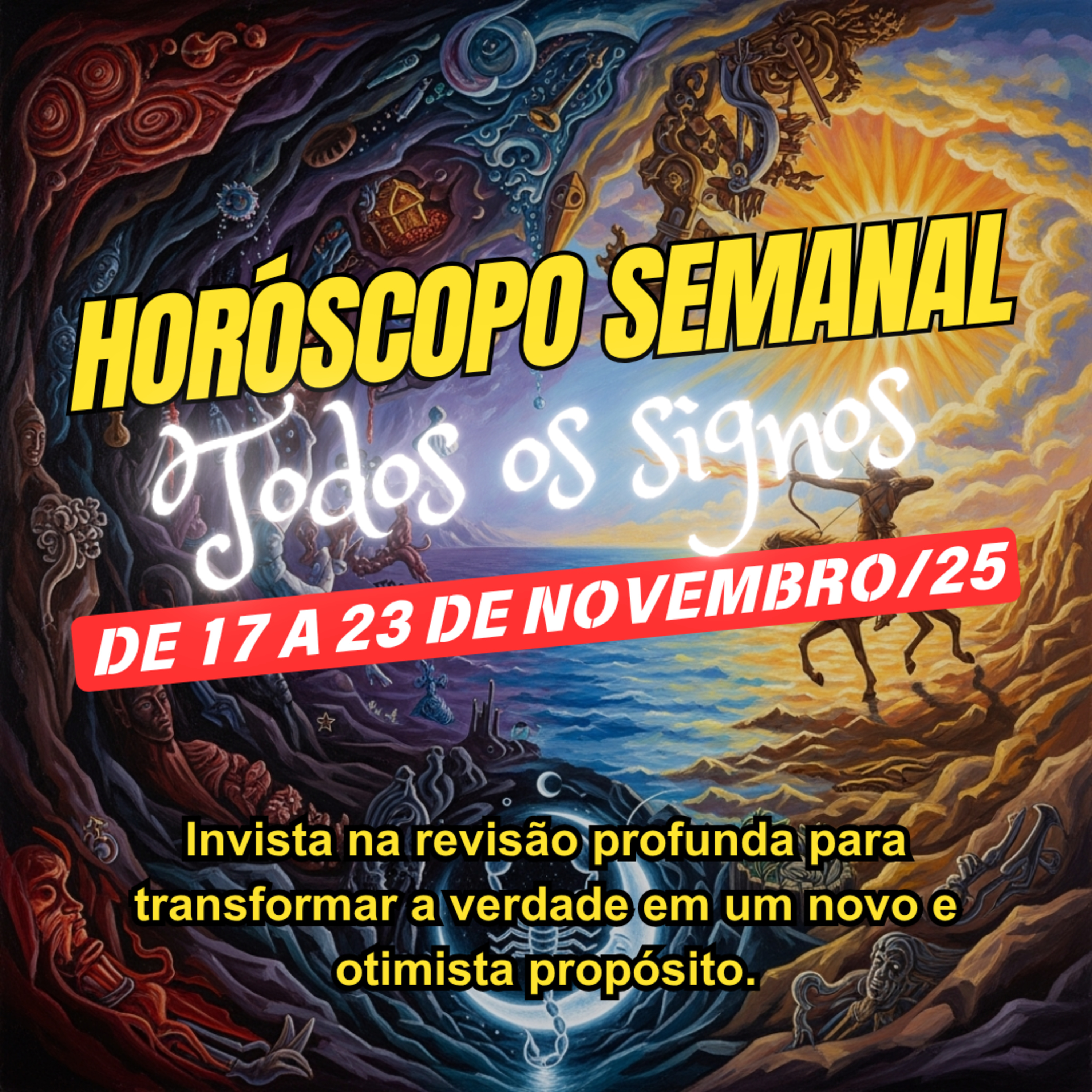 Horóscopo Semanal, De 17 a 23 de Novembro de 2025. Todos os signos. episode artwork