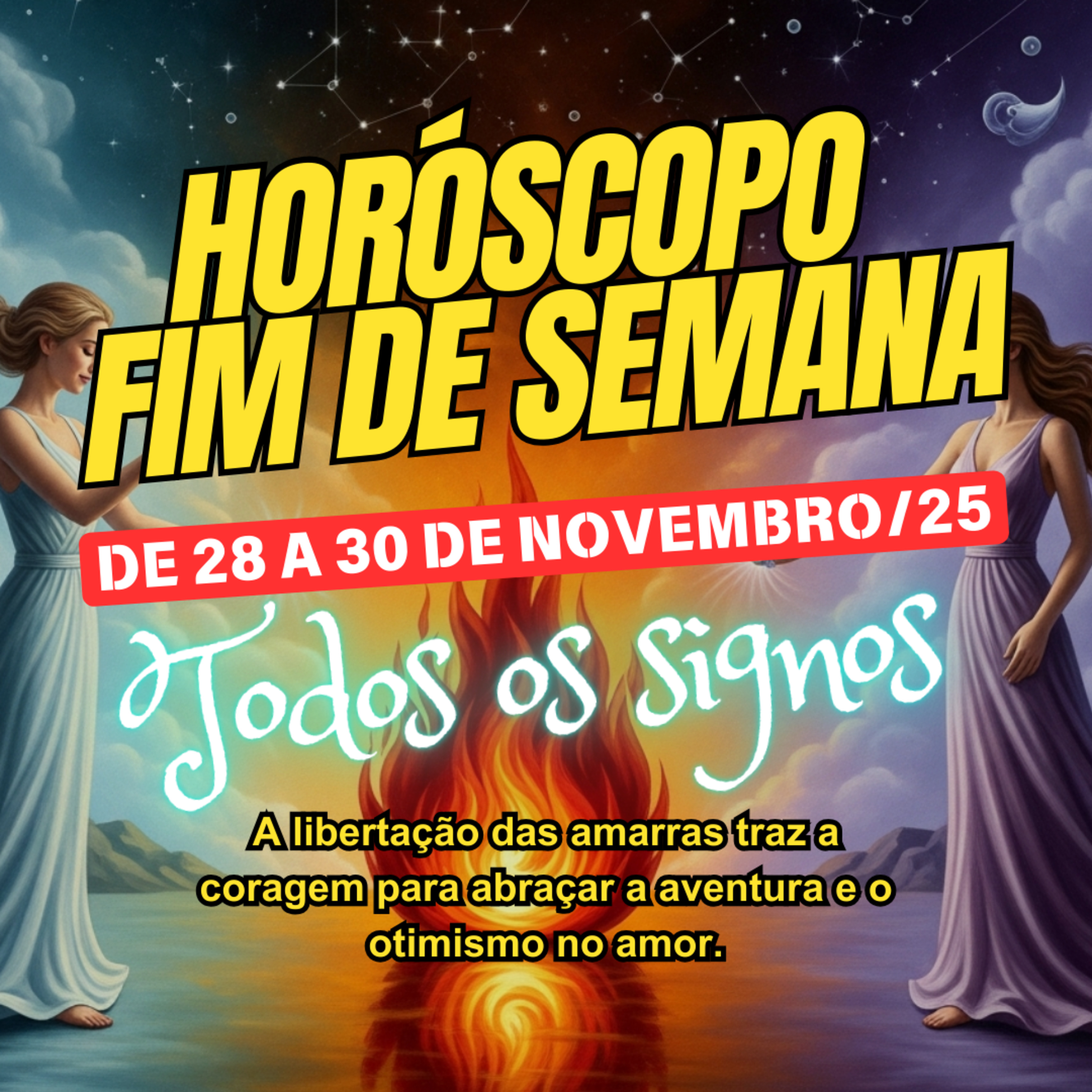 Horóscopo para o fim de semana, de 28 a 30 de Novembro de 2025. Todos os signos. episode artwork
