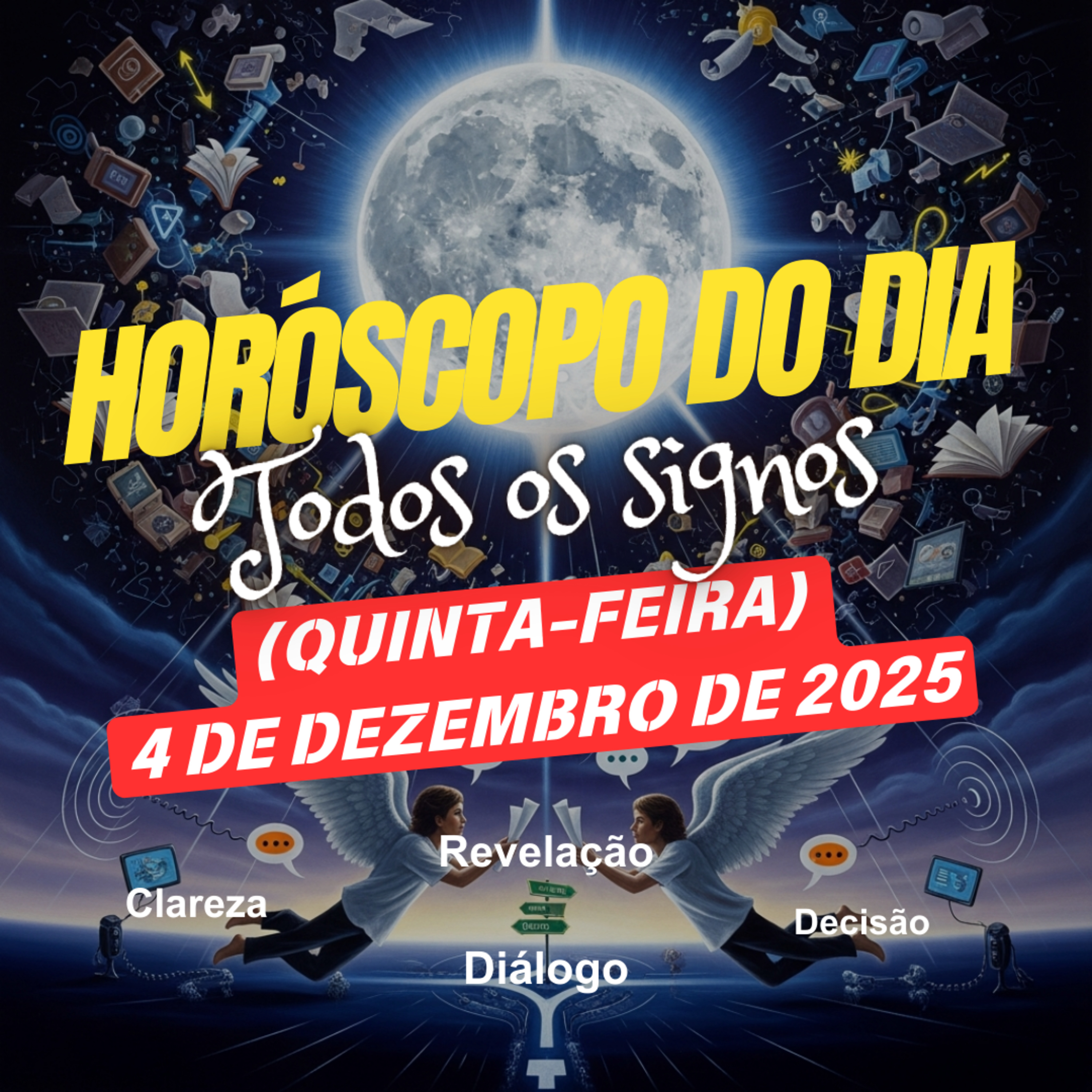 Horóscopo do Dia, Quinta-feira, 4 de Dezembro de 2025. Todos os signos. episode artwork