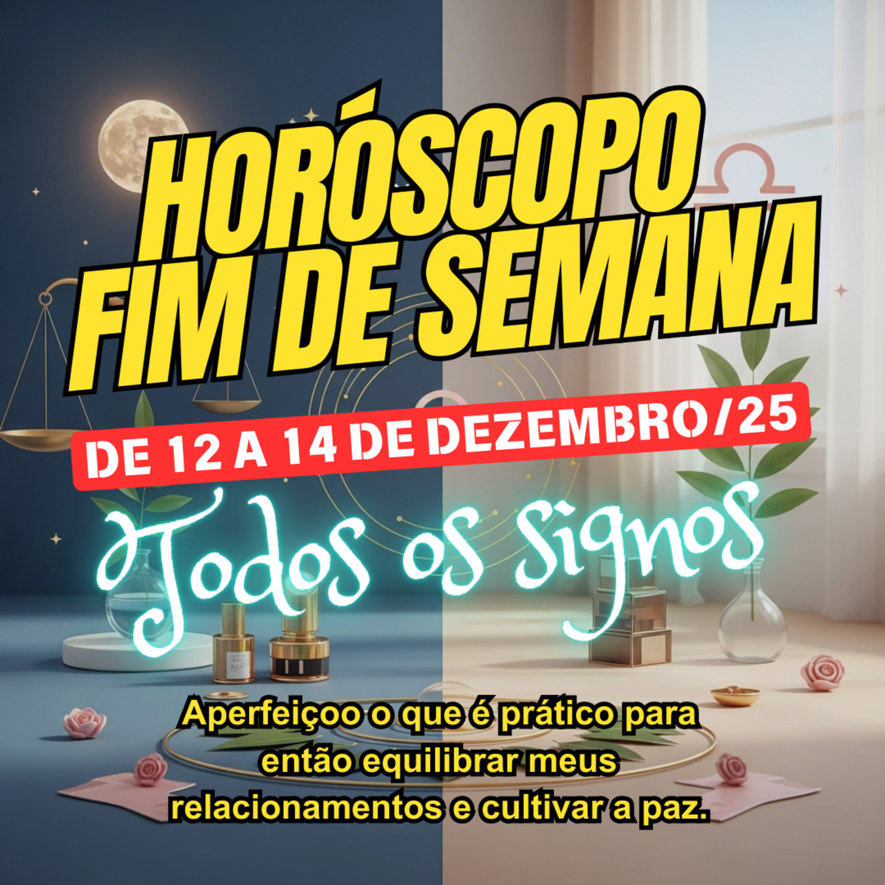 Horóscopo para o fim de semana, de 12 a 14 de Dezembro de 2025. Todos os signos. episode artwork