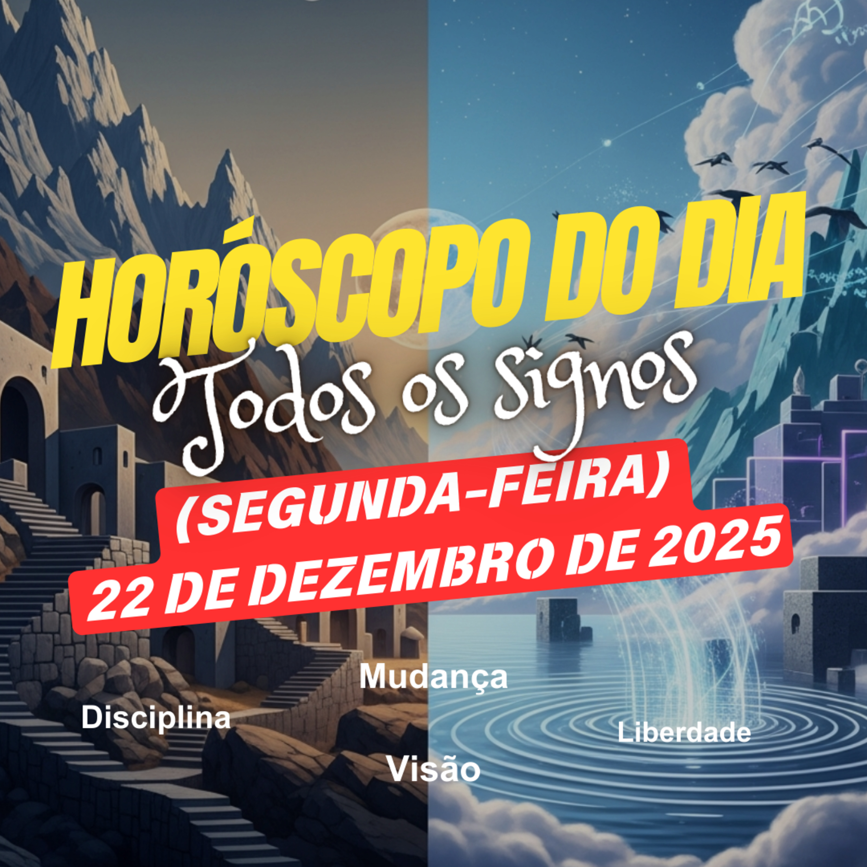 Horóscopo do Dia, Segunda-feira, 22 de Dezembro de 2025. Todos os signos. episode artwork