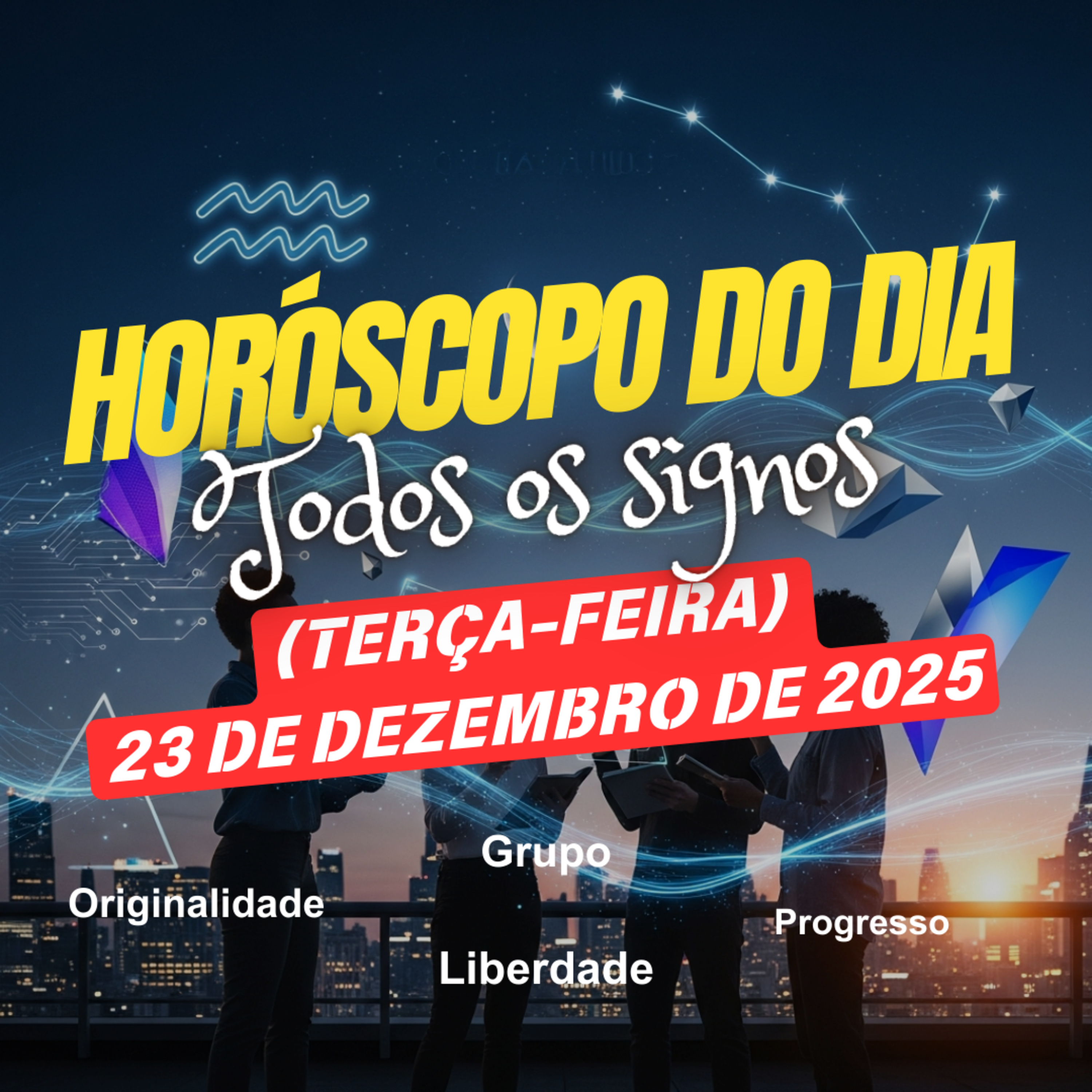 Horóscopo do Dia, Terça-feira, 23 de Dezembro de 2025. Todos os signos. episode artwork