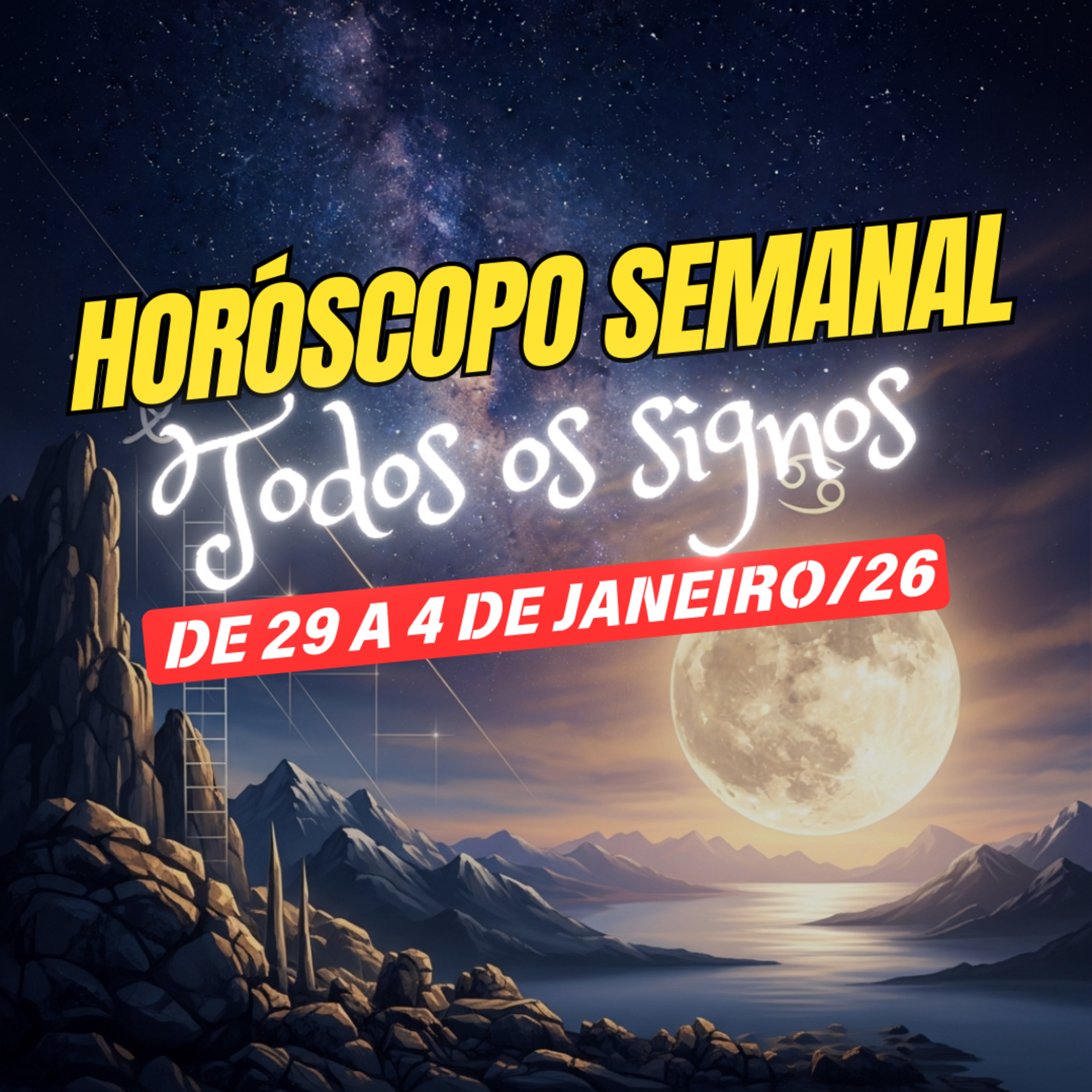 Horóscopo Semanal, De 29 a 4 de Janeiro de 2025. Todos os signos. episode artwork