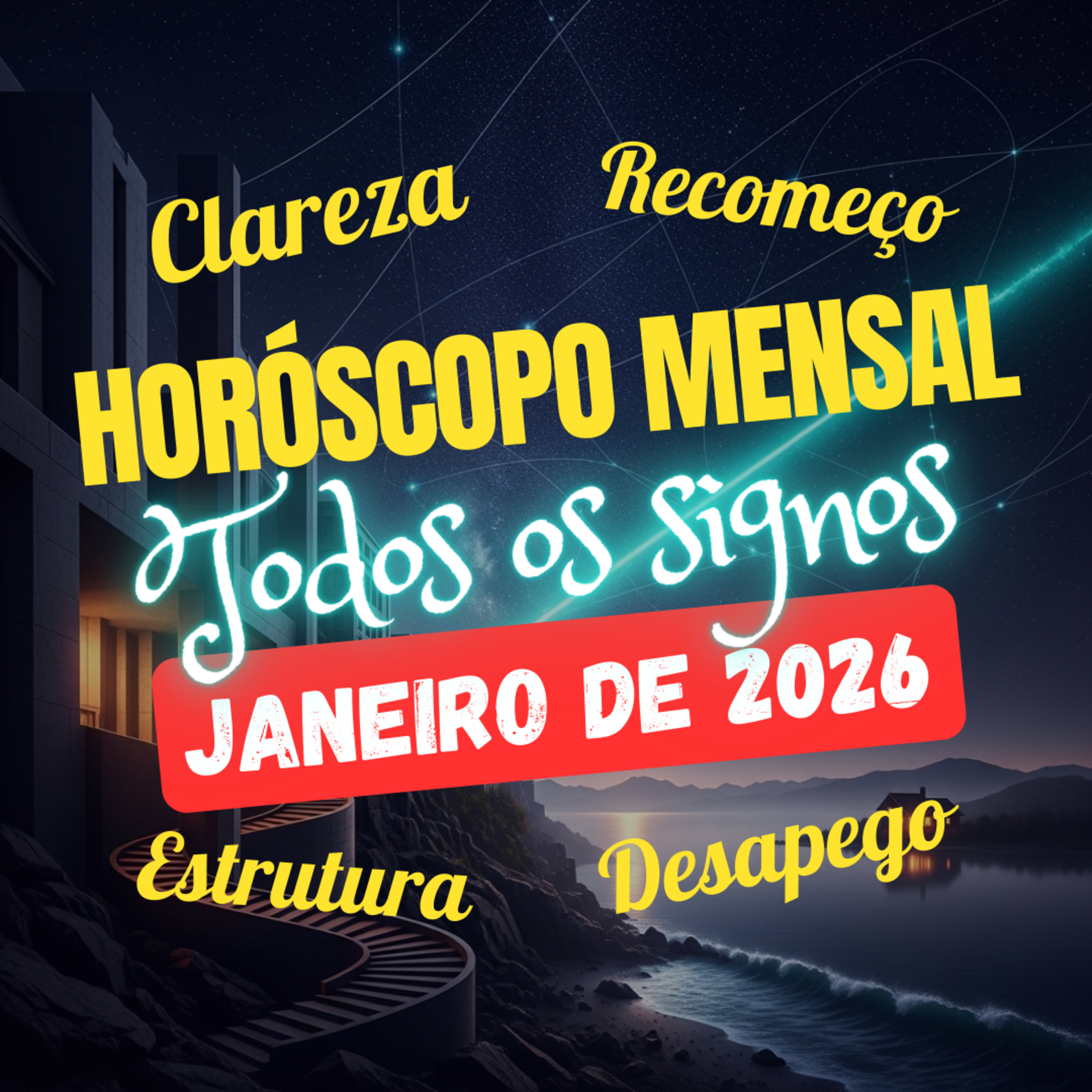 Horóscopo Mensal, Janeiro de 2026. Todos os signos. episode artwork
